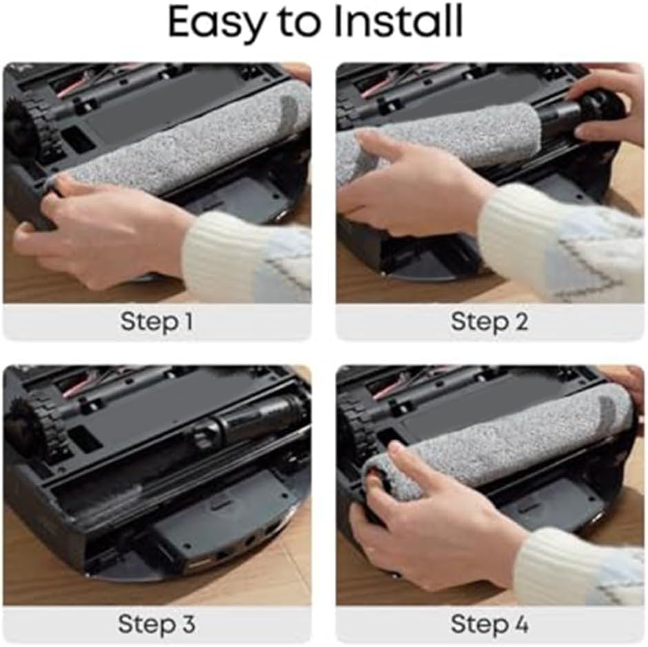 Replacement Mopping Pad Set for Eufy E25 E28 Robot Vacuum 1