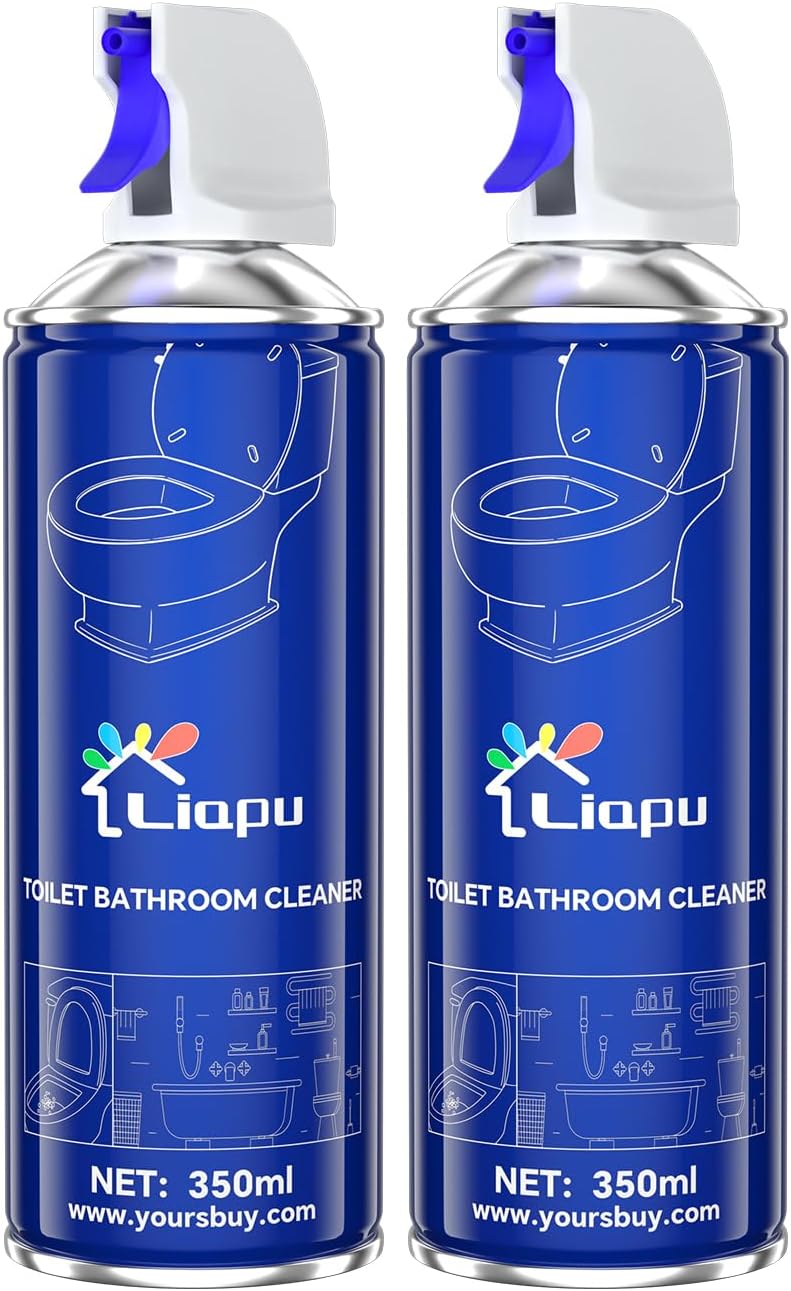 Liapu Toilet Bowl Cleaner - Odor Free Eco Safe Fast Stain Removal