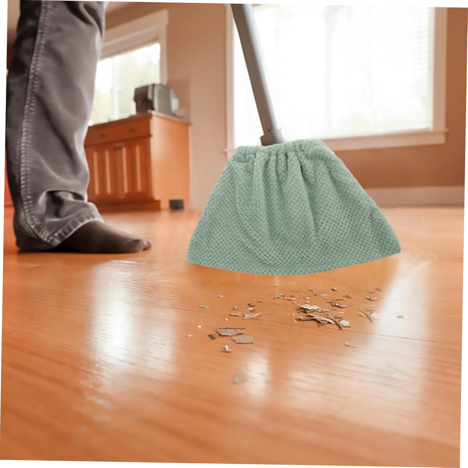 Ipetboom 2pcs Reusable Broom Cloth Cover Replacement