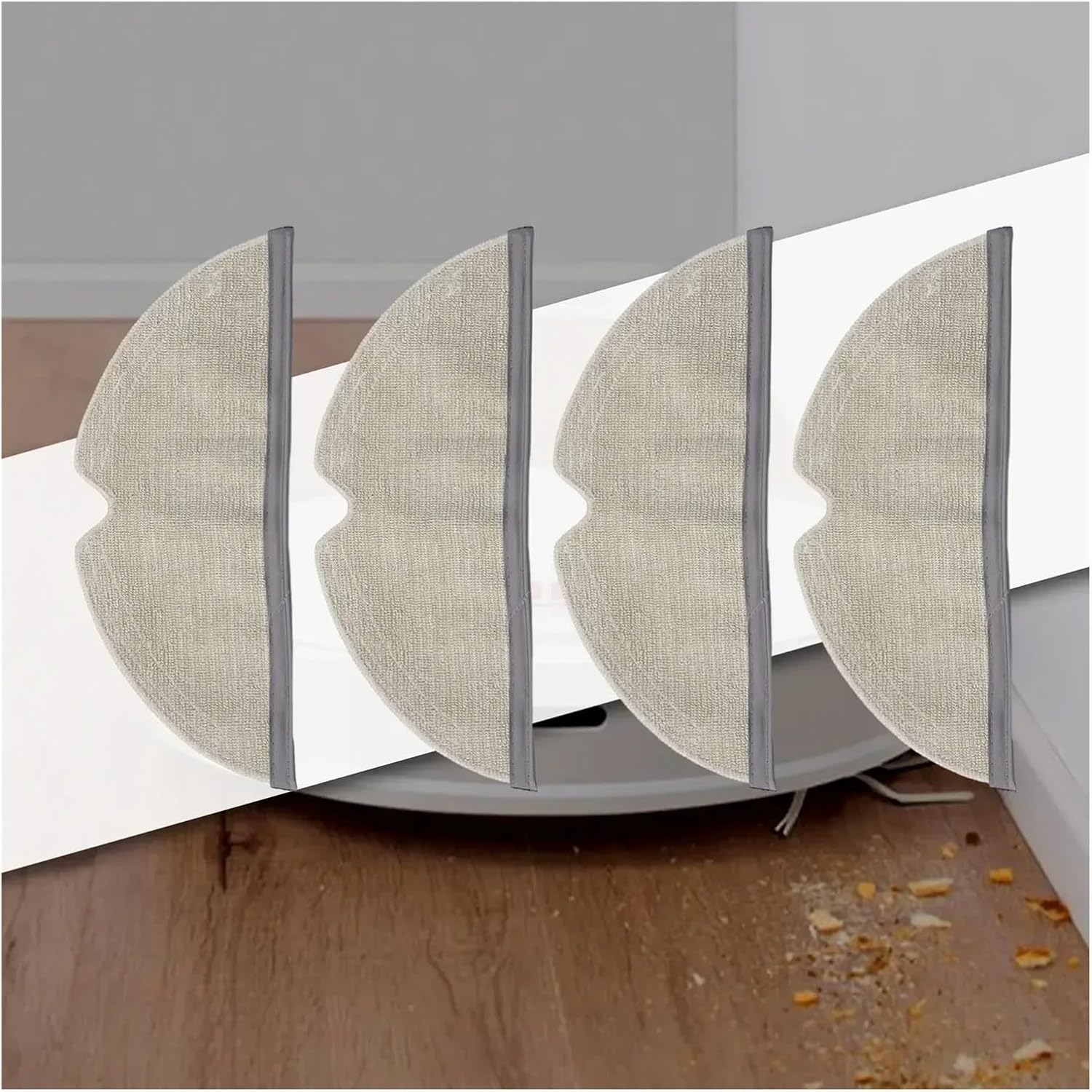 4pcs Mop Pad for Roborock Q8 MAX MAX Plus Replacement