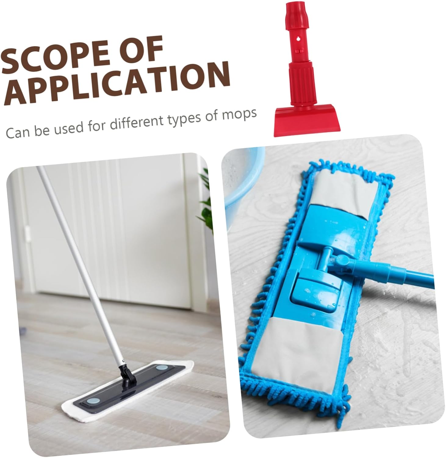 FRCOLOR Detachable Mop Head Clamp for Easy Replacement