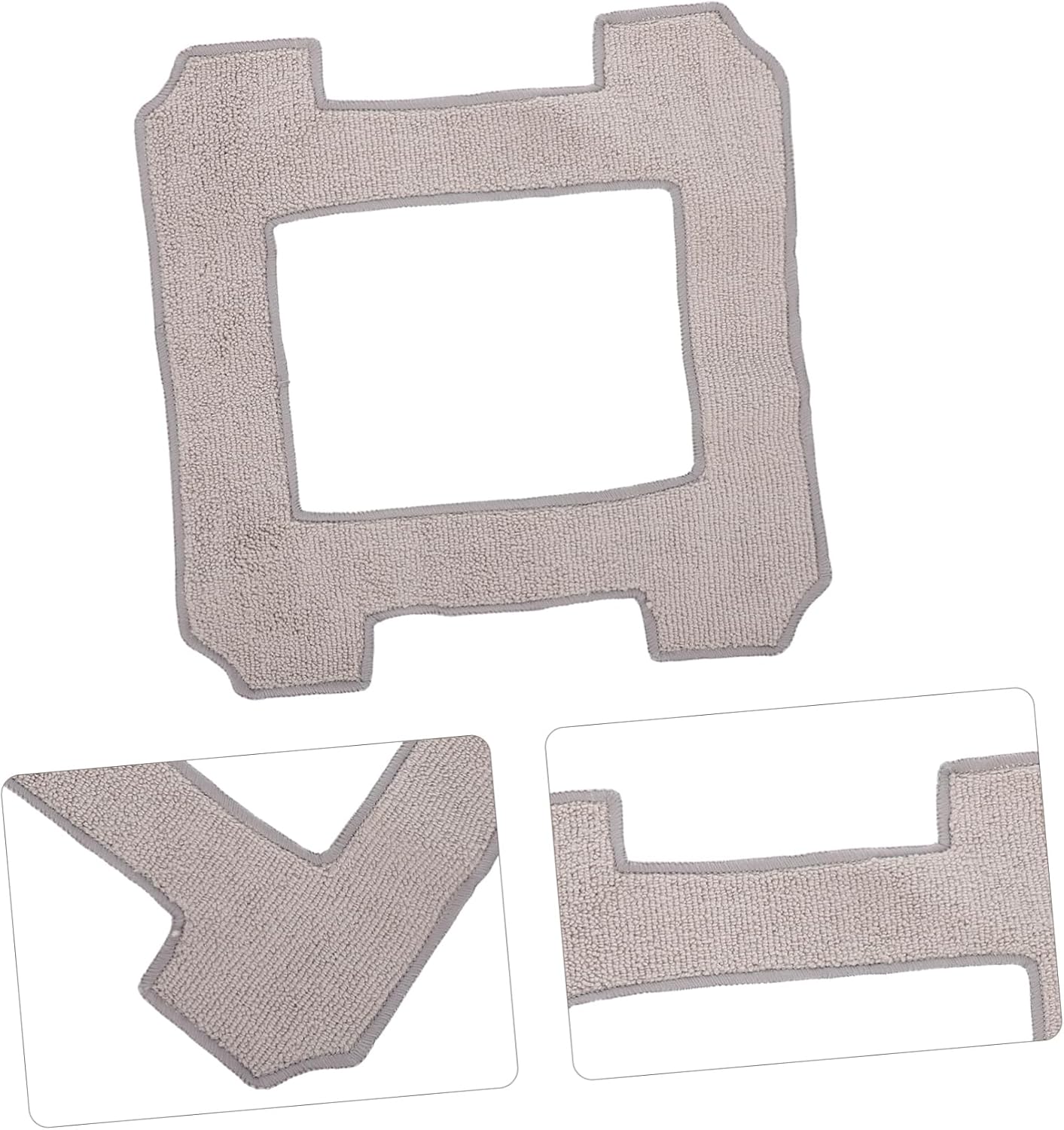 4Pcs Window Rags Compatible with Ecovacs Washable Mop Cloths for Cleaning