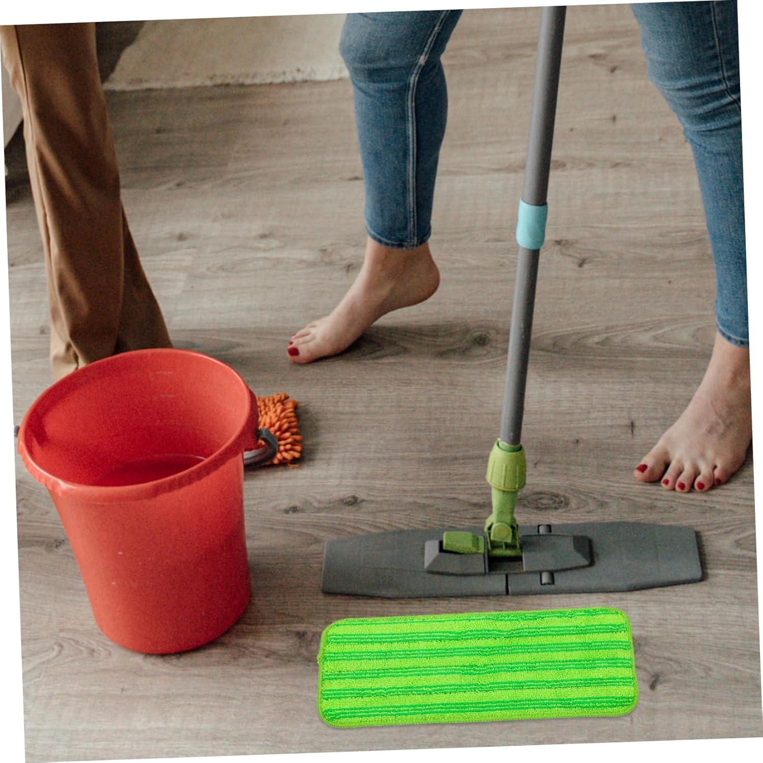 3pcs Microfiber Mop Replacement Pads for Hardwood and Tile Floors