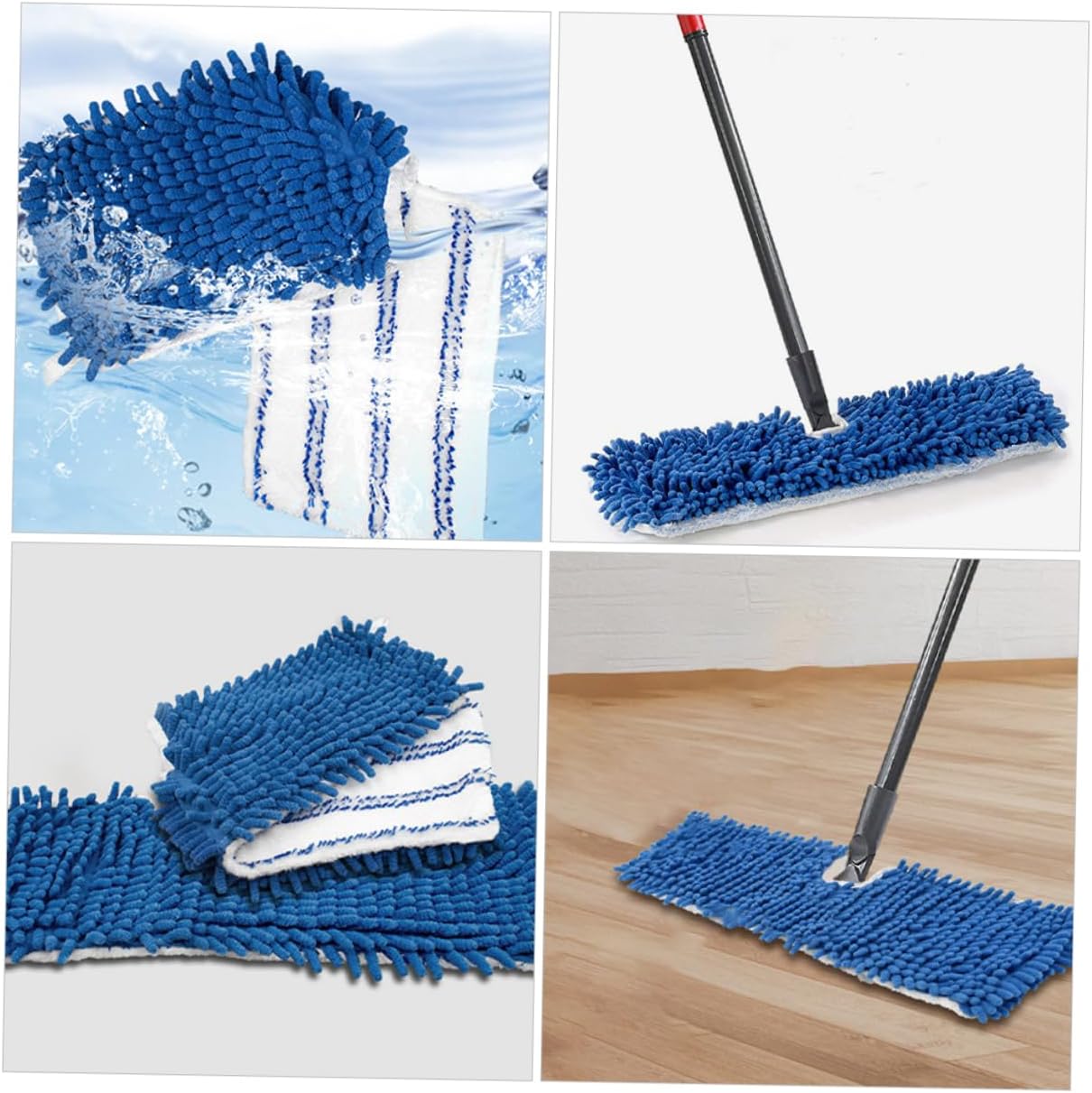 Ipetboom Chenille Mop Pads Replacement WetDry