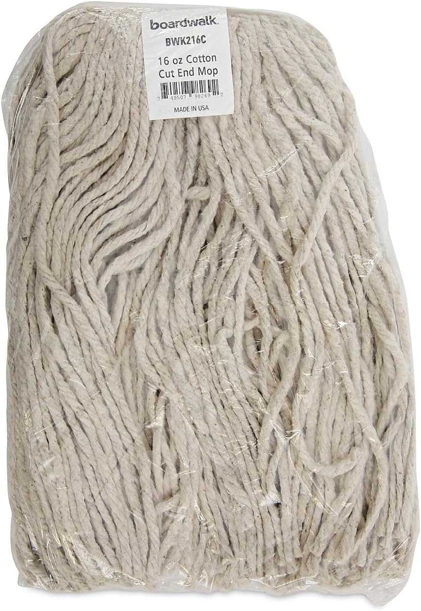 Boardwalk Premium Cut-End Wet Mop Heads 12CT