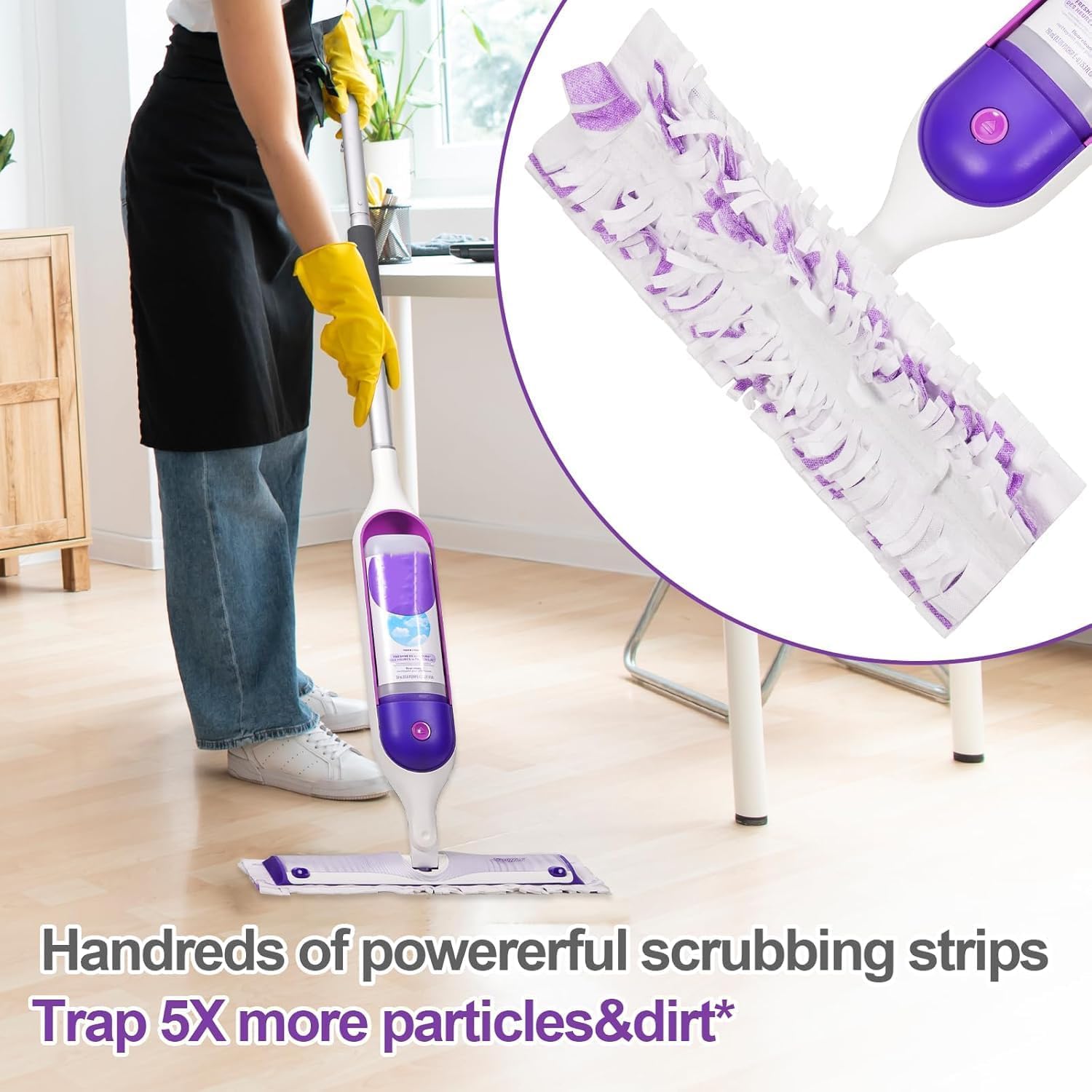PROXO Replacement Mop Pad Refills - Heavy Duty Wet Mopping Cloths
