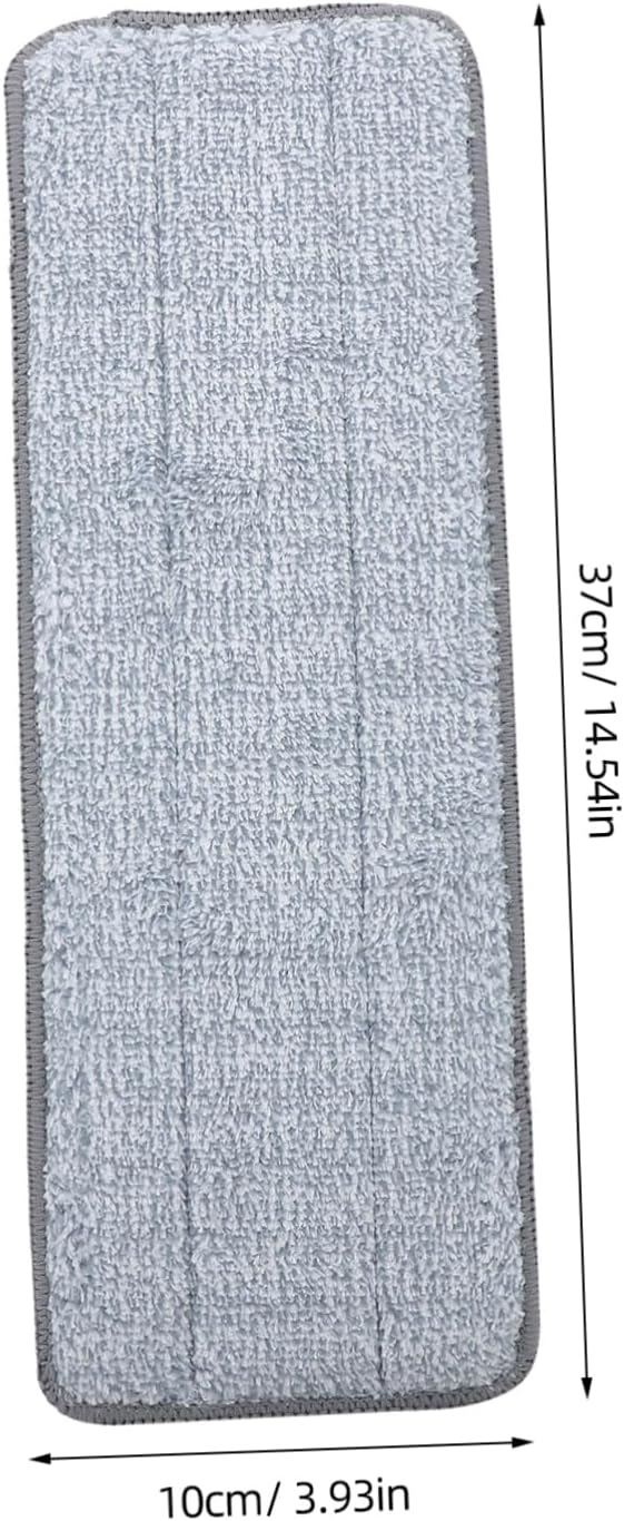2 Pack Minkissy Mop Pads Wet Dry Cleaning Reusable Floor Mop Heads