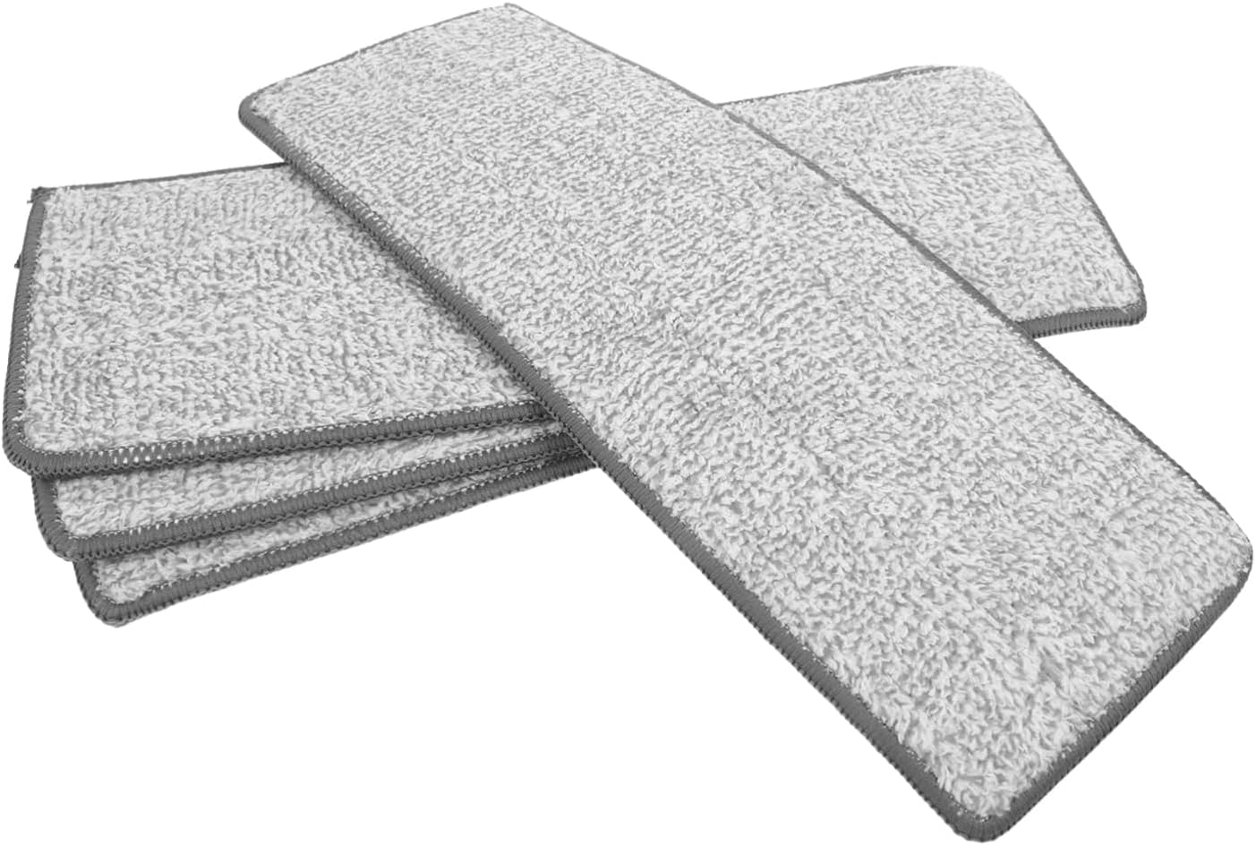 4pcs Reusable Microfiber Mop Heads for Wet Dry Floor Cleaning 1
