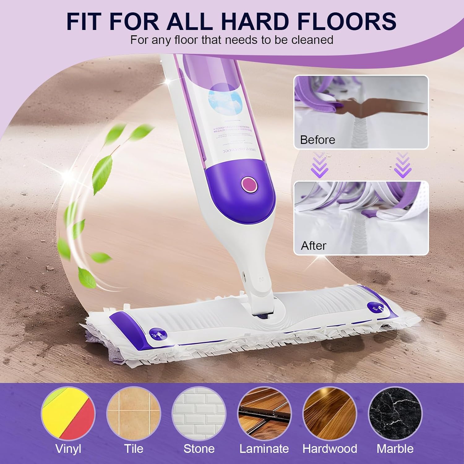 Nyywth 32 Count Swiffer Power Mop Refill Pads