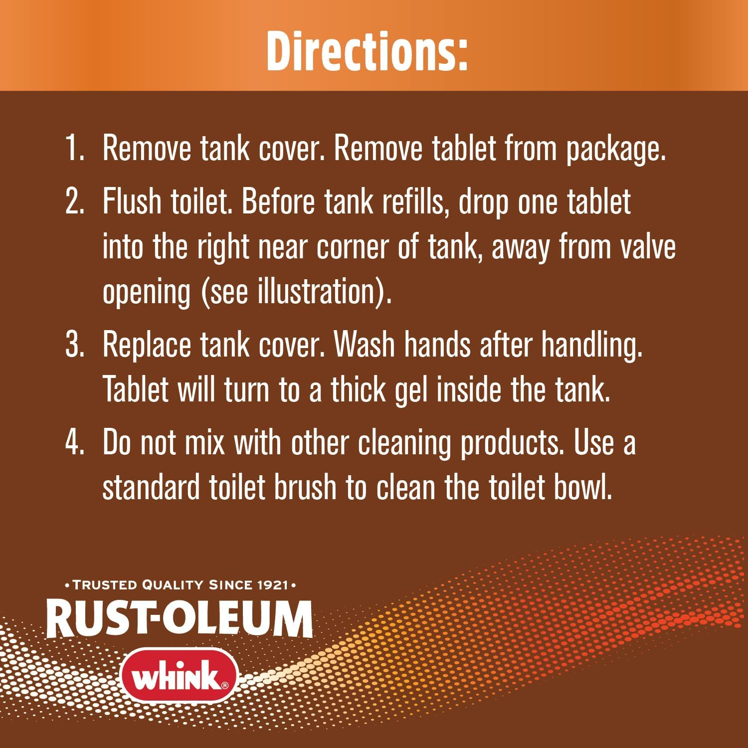 Rust-Oleum RustGuard Rust Stain Remover 2 Tablet Box