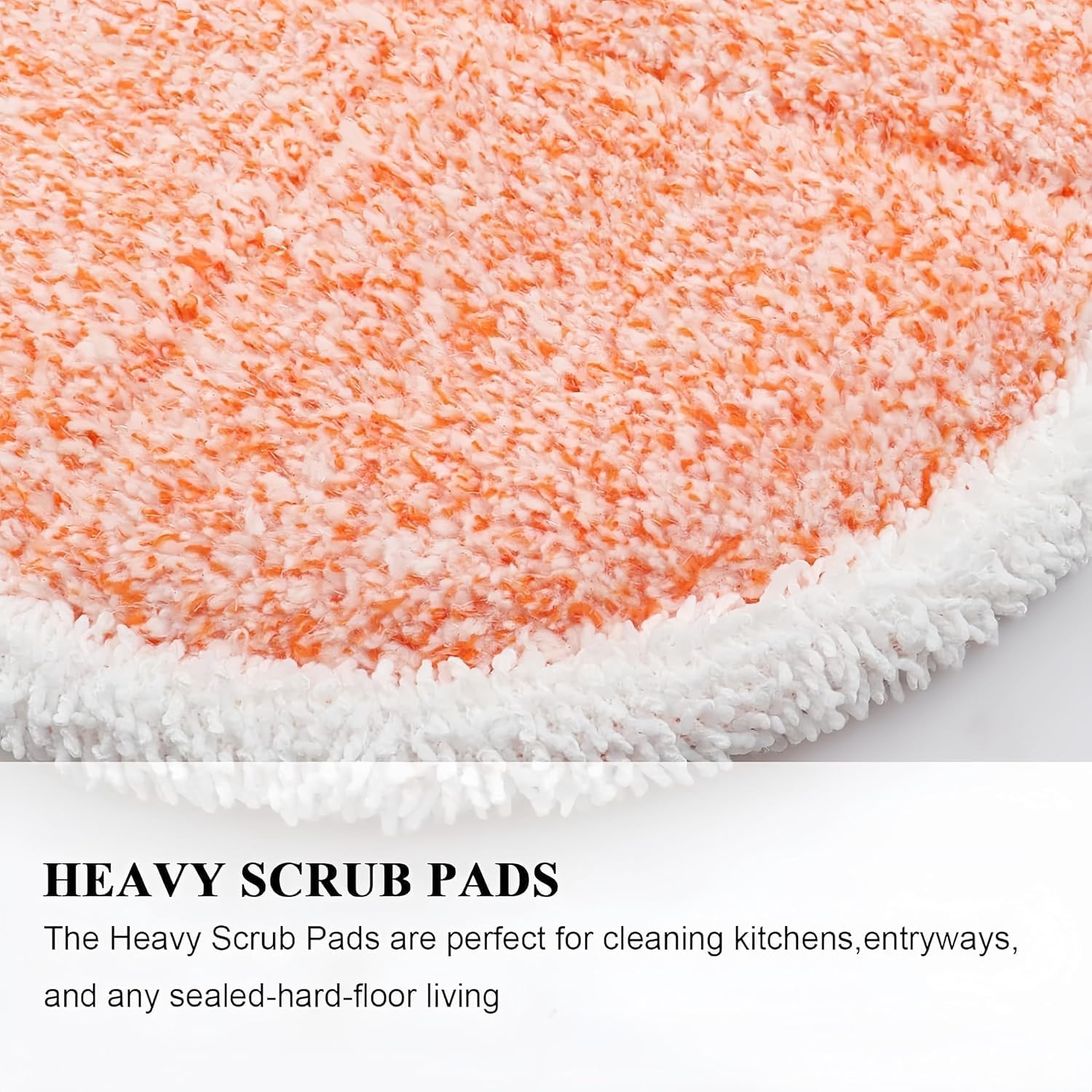 SavStor Replacement Mop Pads for Bissell Spin Wave 16-Pack Orange