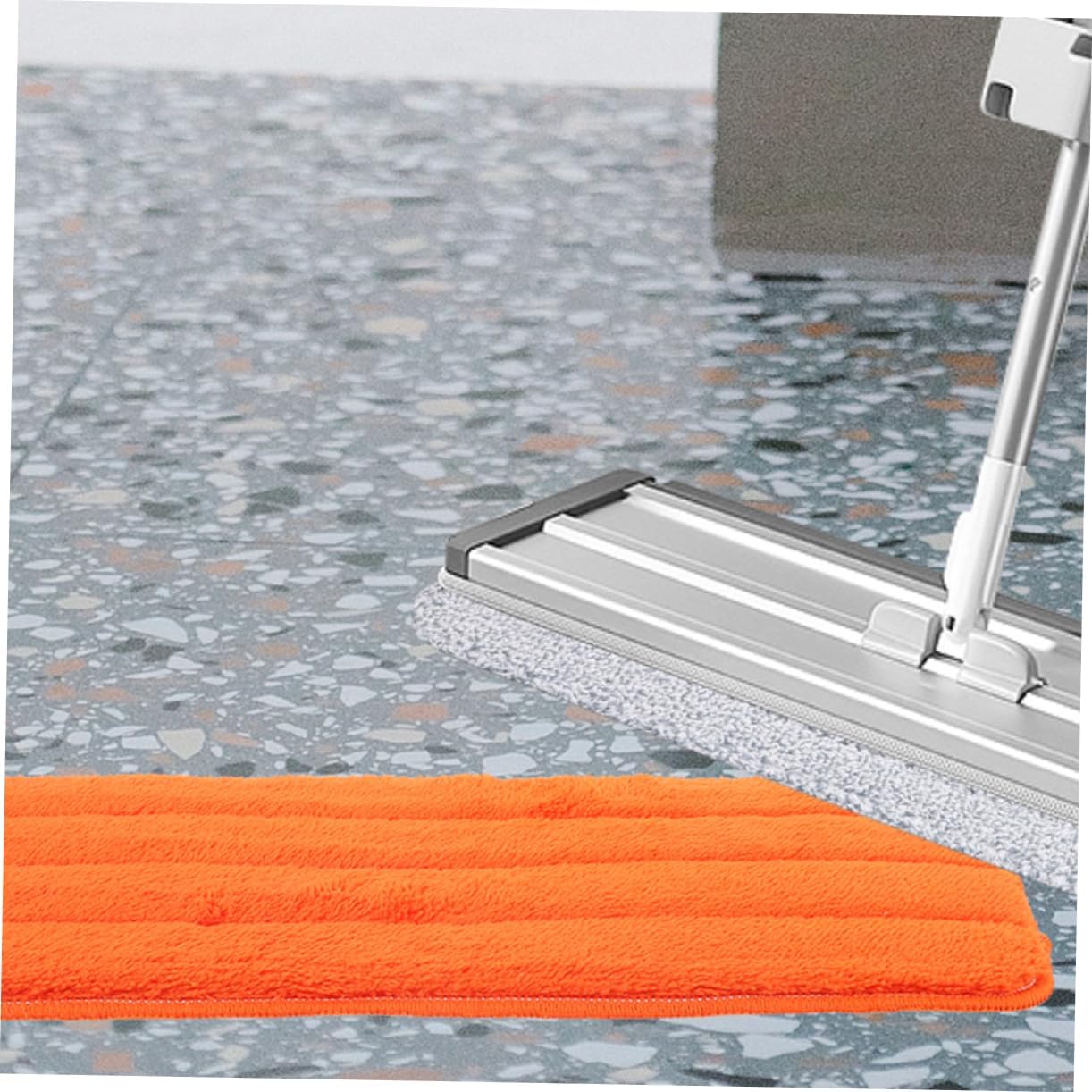 5Pcs Reusable Fiber Mop Pads for Durable Cleaning