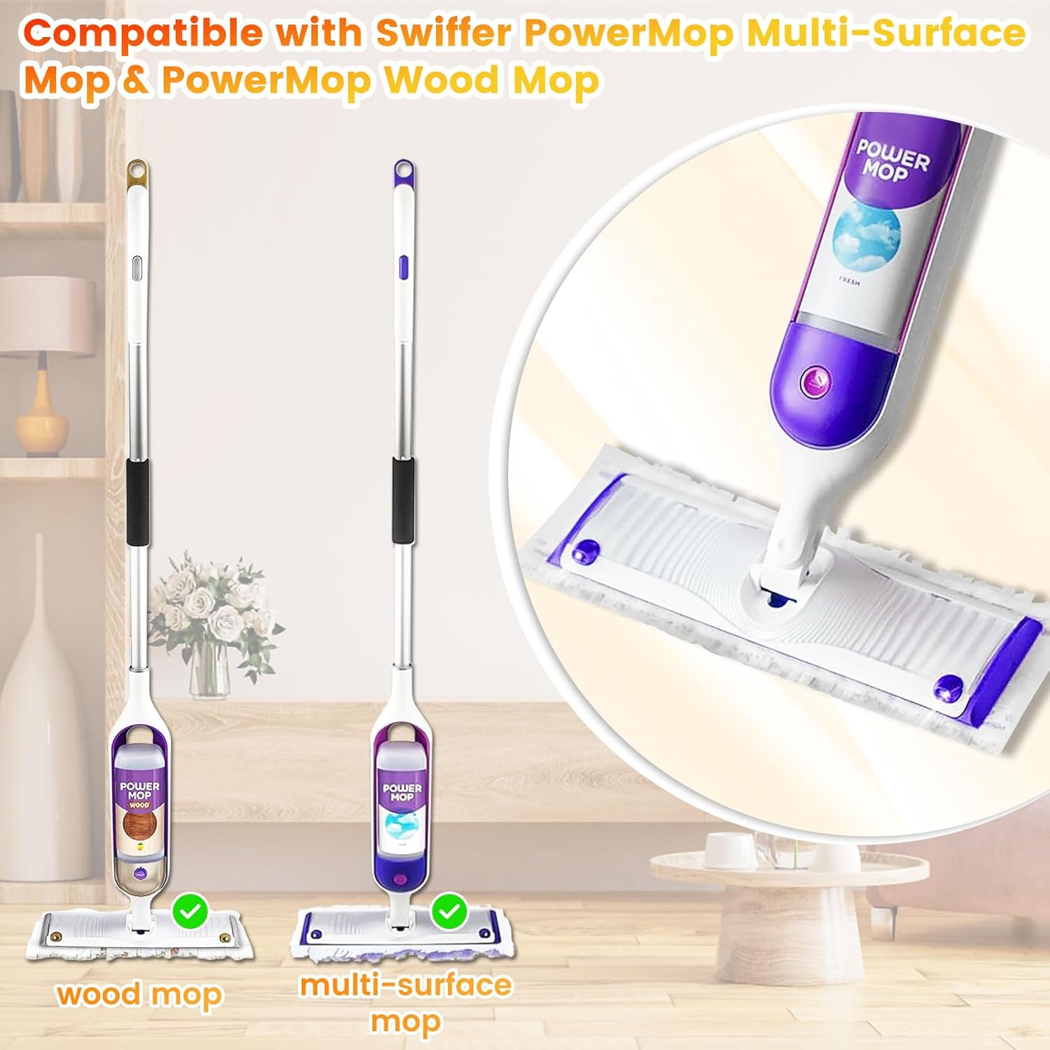 20 Count Swiffer PowerMop Replacement Mop Pads