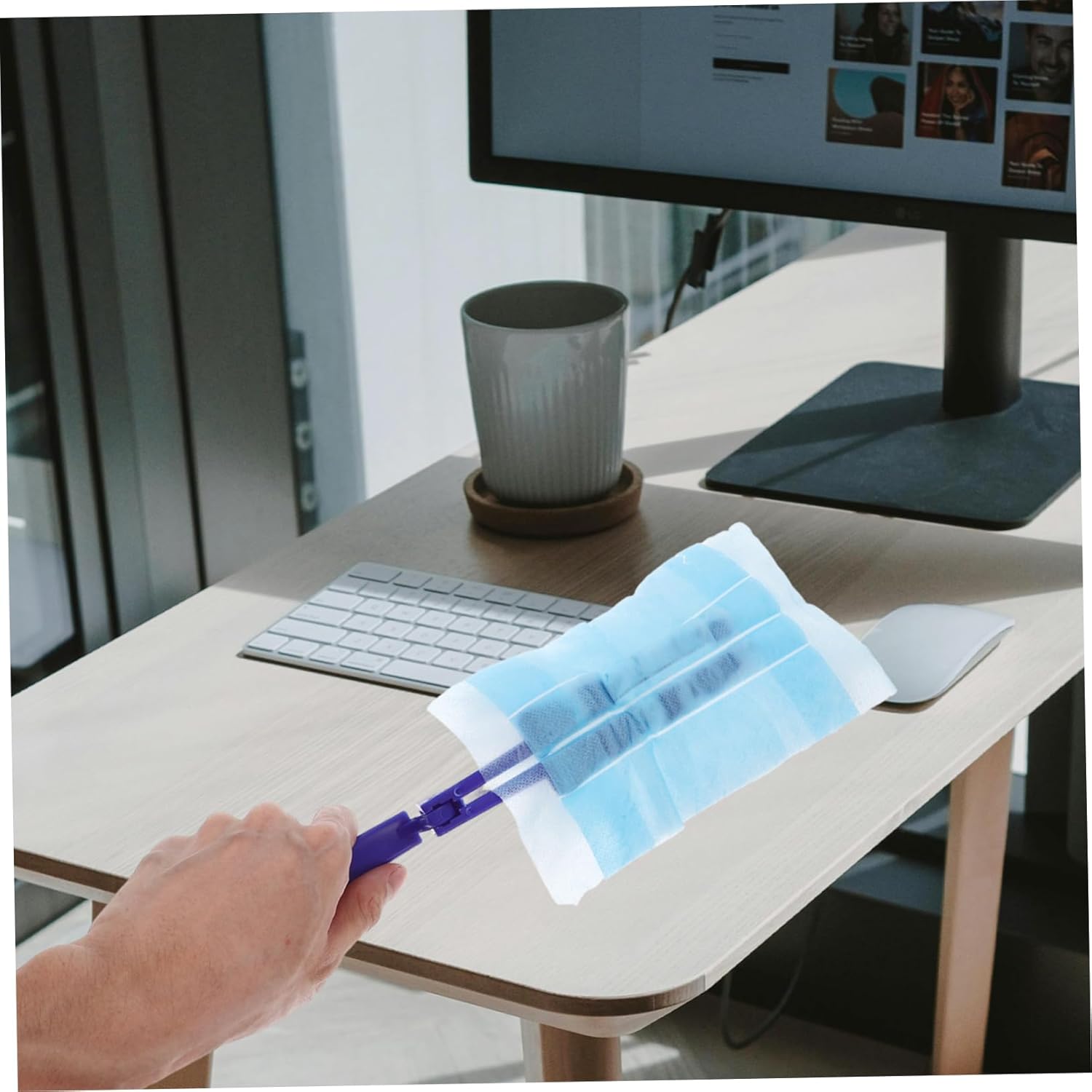 22pcs Reusable Electrostatic Dusting Dusters for Home Office and Car Cleaning