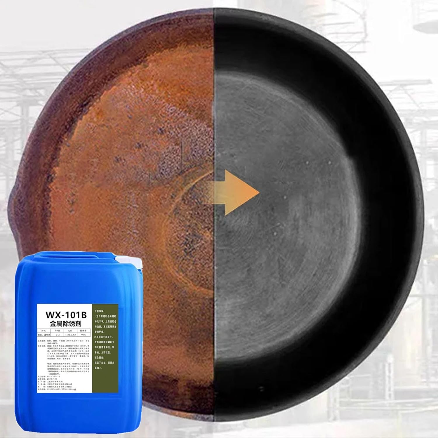 Powerful Metal Rust Remover Wx-101b 200ml