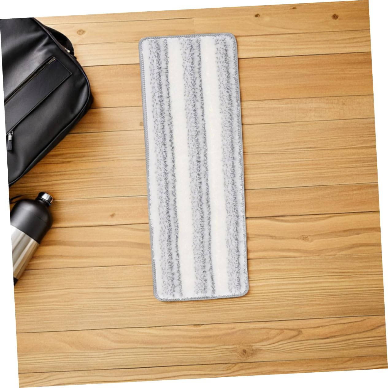 5pcs Washable Flat Mop Pads Self Adhesive Microfiber for Hardwood Floors