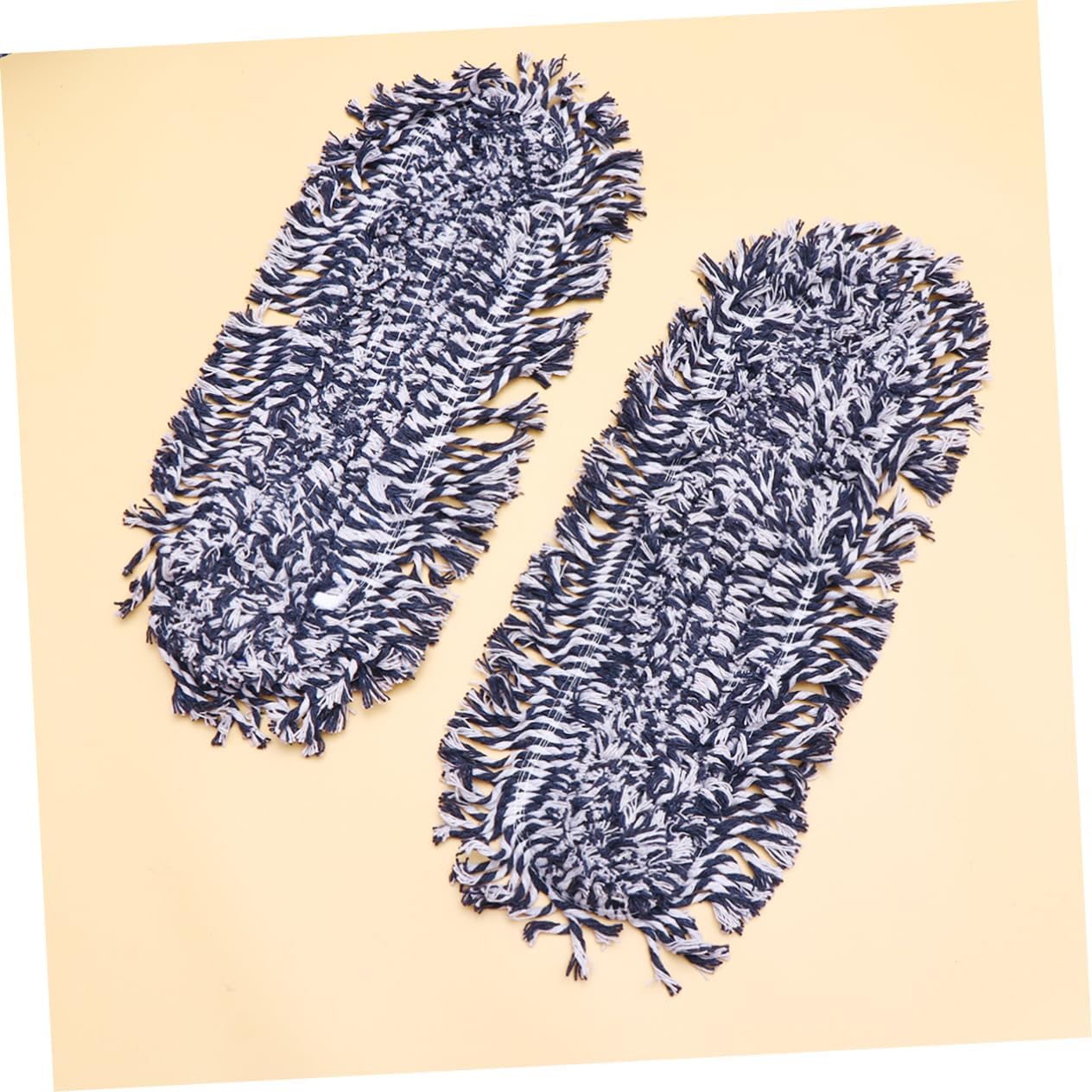 2Pcs Push Mop Cloth - Durable Reusable Machine Washable Floor Cleaning Replacement
