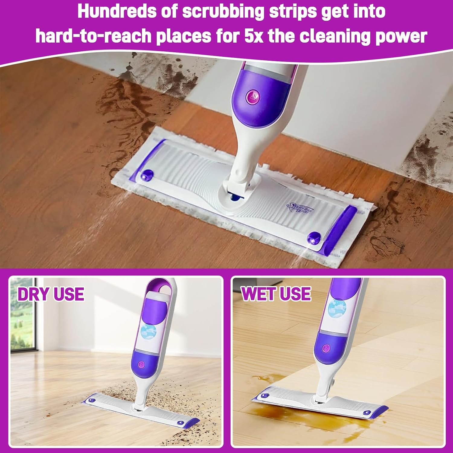 30 Pack Power Mop Refills for Swiffer Power Mop 1