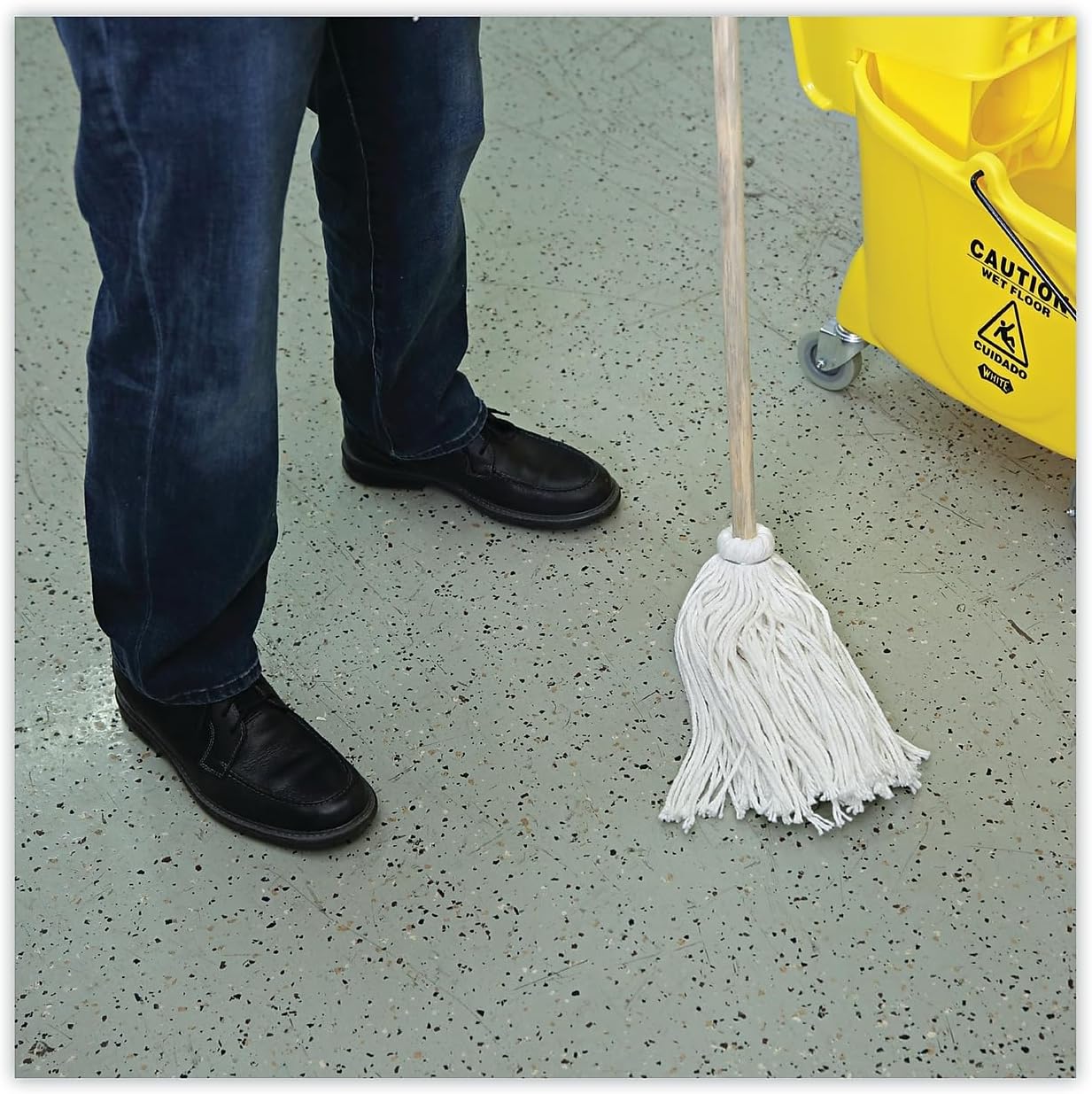 Boardwalk 112R Deck Mop Head 12 oz Rayon 6 Pack