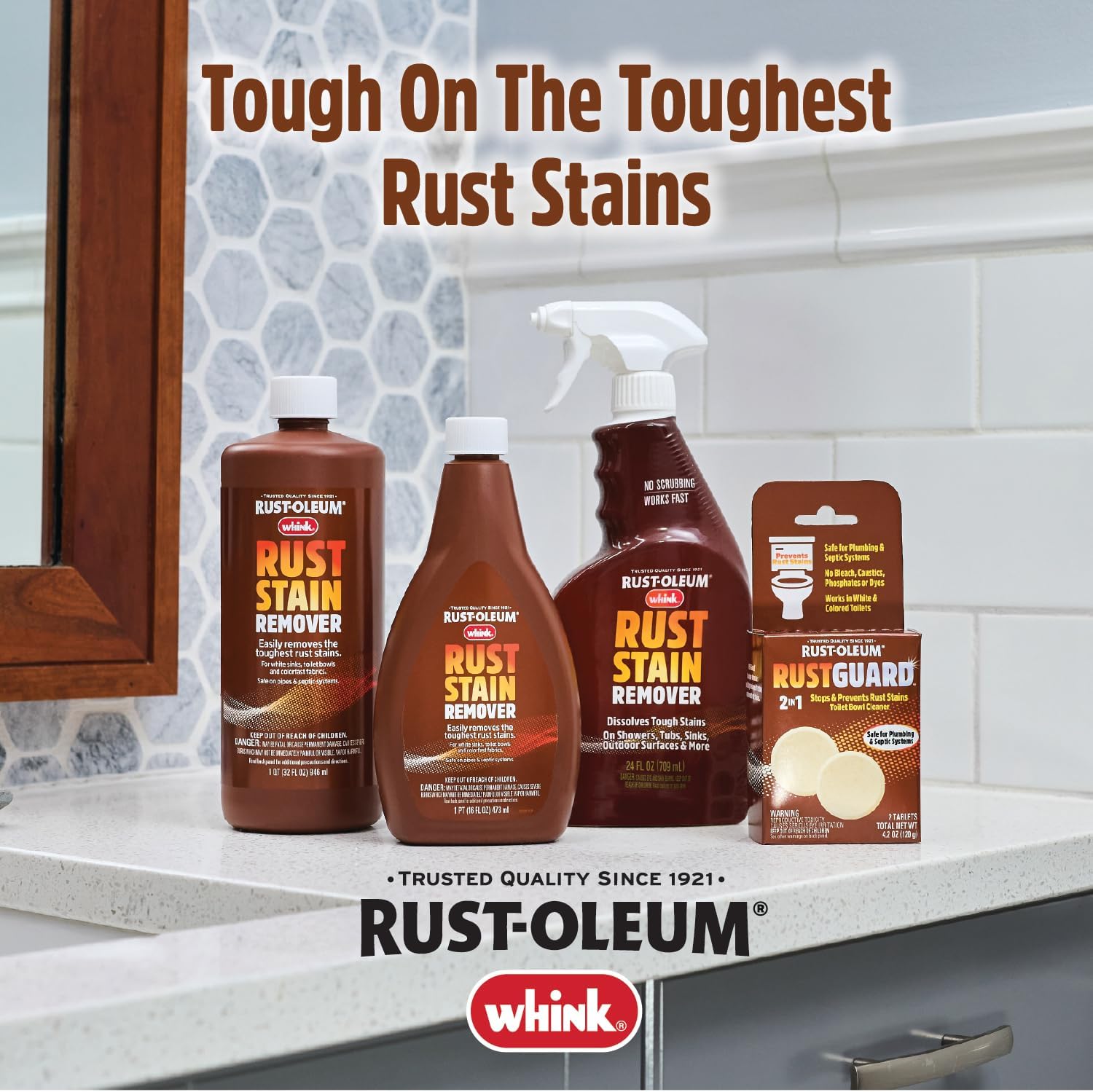 Rust-Oleum RustGuard Rust Stain Remover 2 Tablet Box