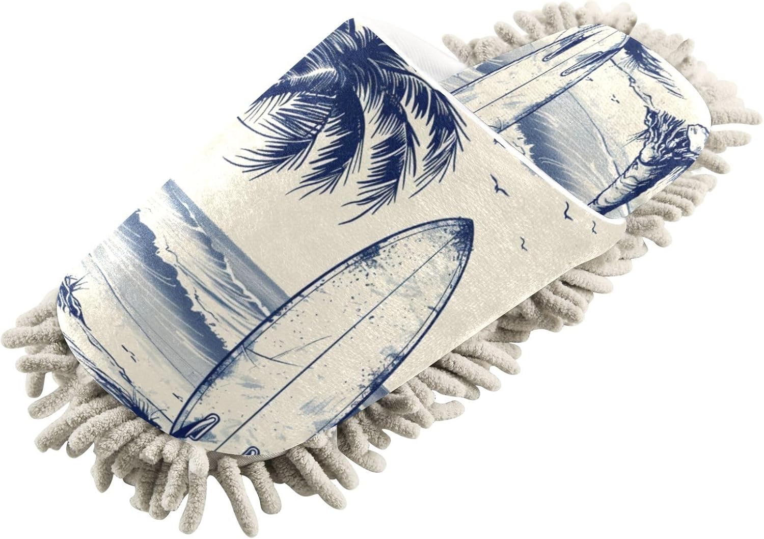 FLildon Microfiber Mop Slippers for Kitchen Floor Cleaning