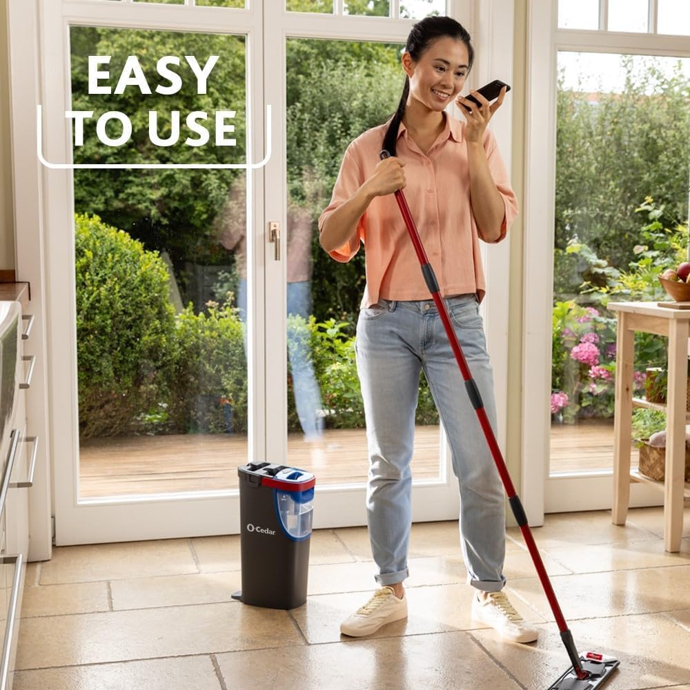 O-Cedar H2prO Mop Pads 3-Pack Reusable Microfiber