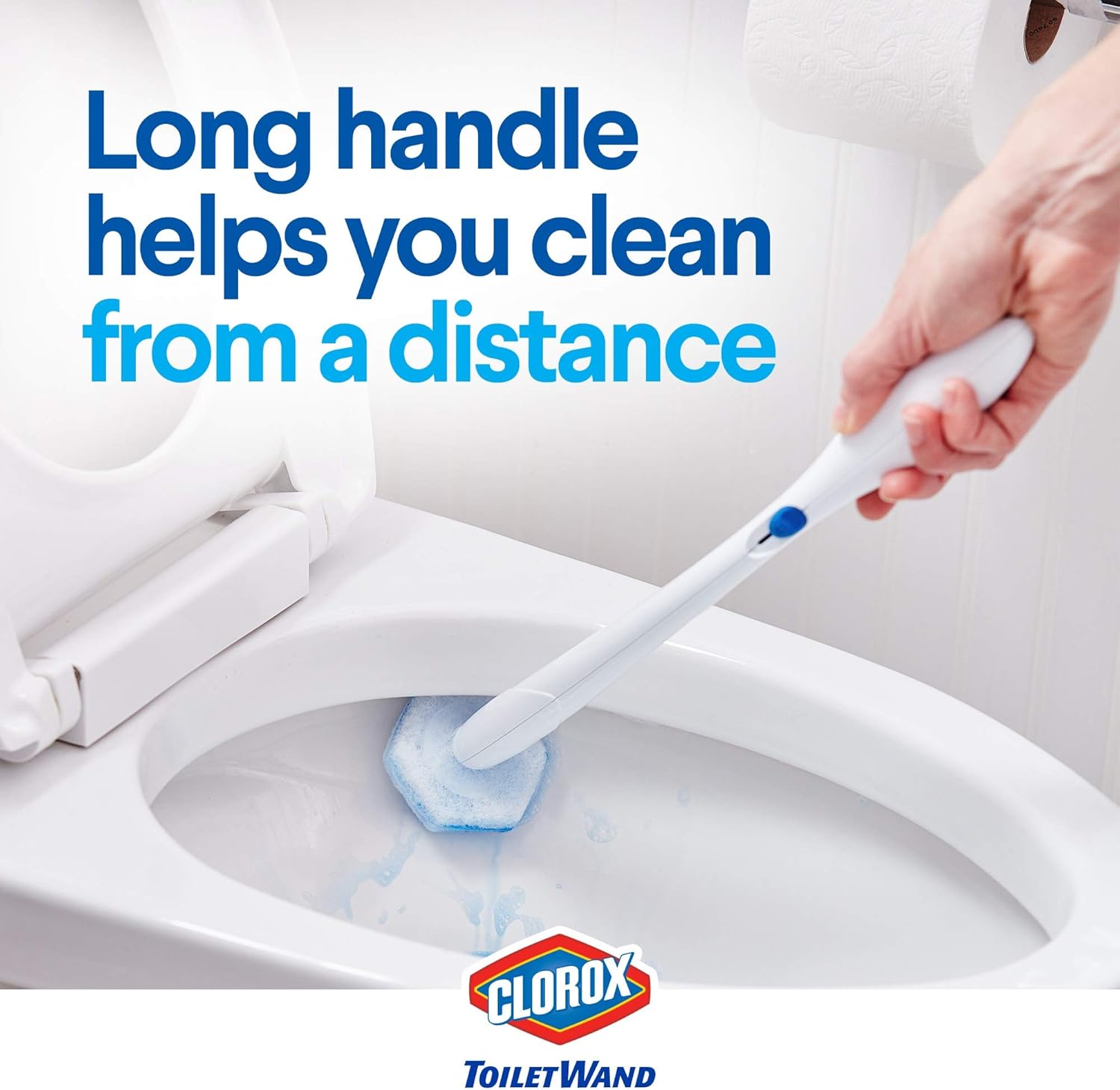 Clorox Wand Heads 6 Count for Powerful Toilet Cleaning