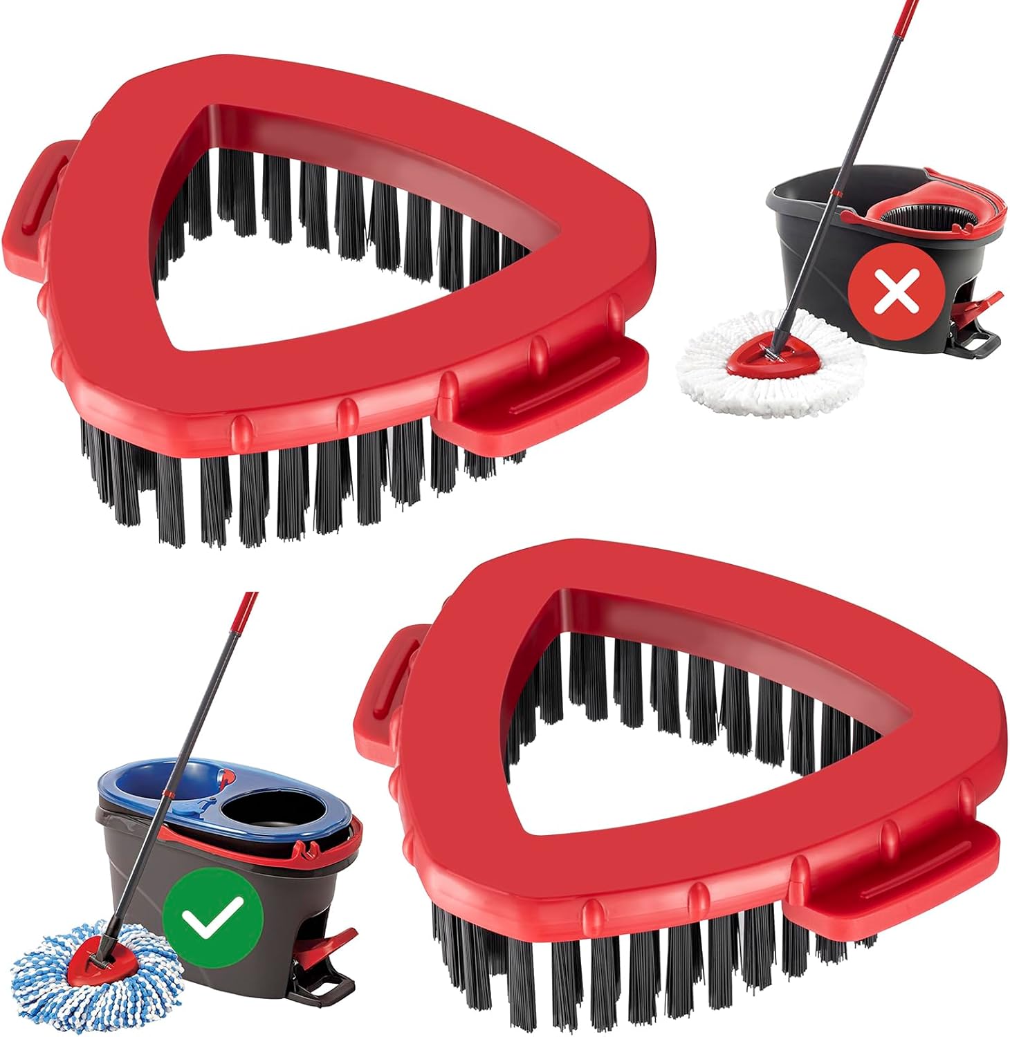 Inkhut Spin Mop Replacement Head 2 Pack for O-Ceda RinseClean 2