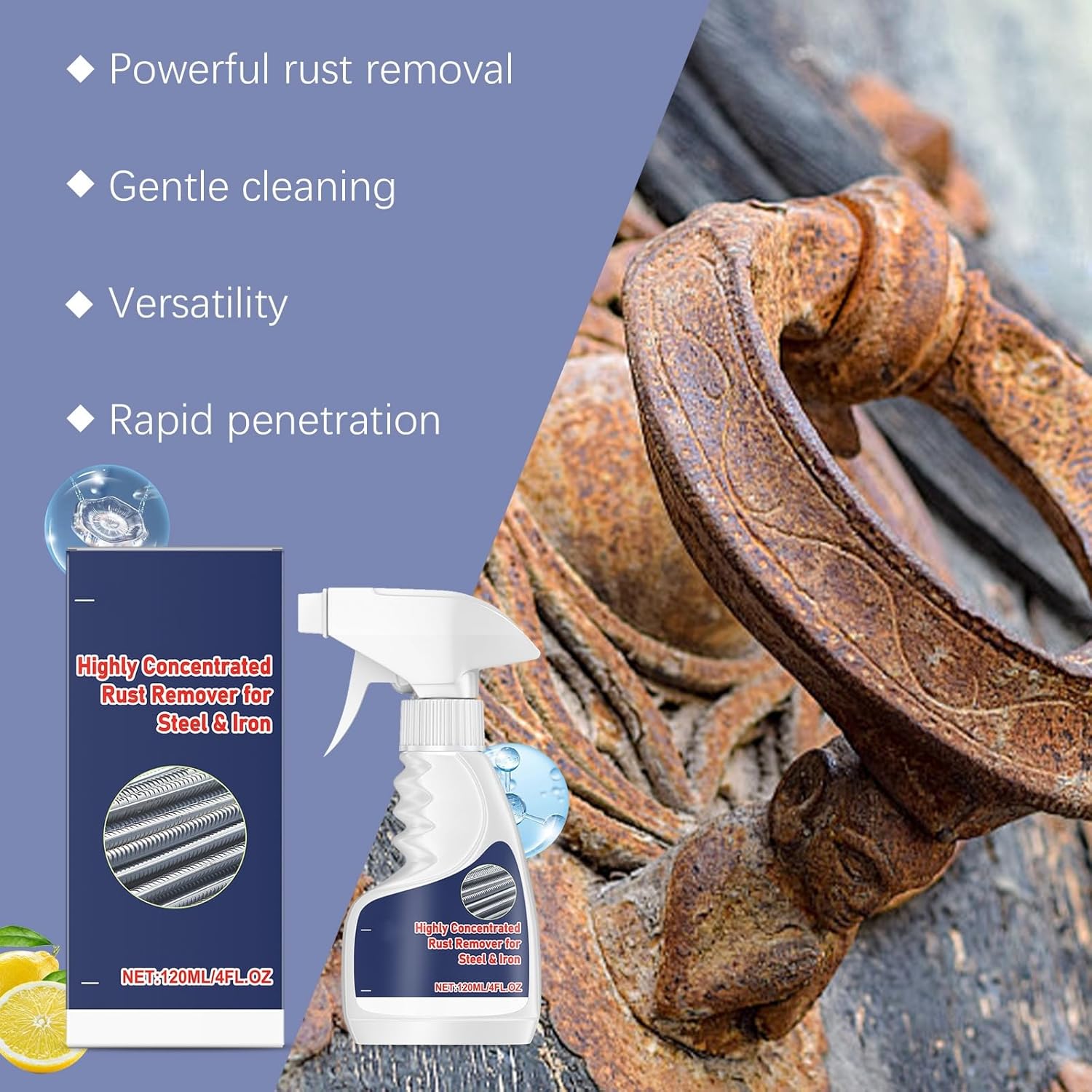 Heavy Duty Metal Rust Remover Spray