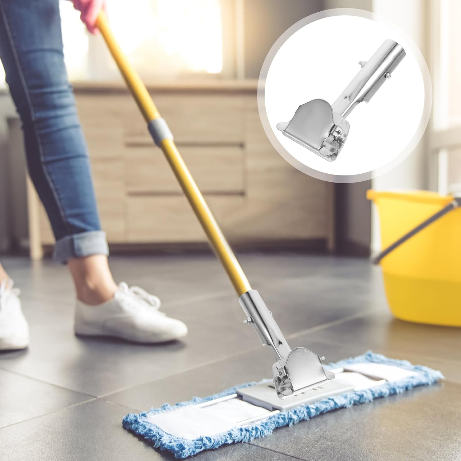 IMIKEYA Mop Handle Replacement Clamp