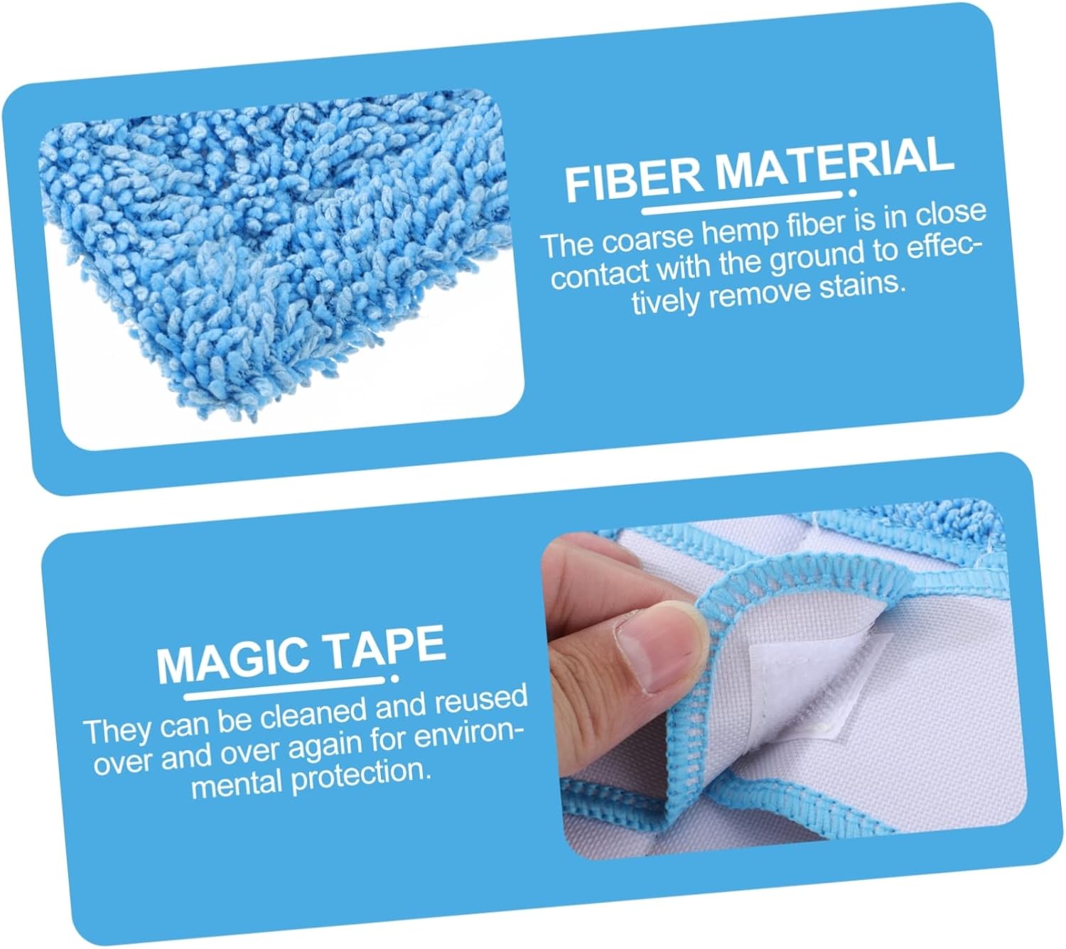 CALLARON Extra-Large Reusable Mopping Pads