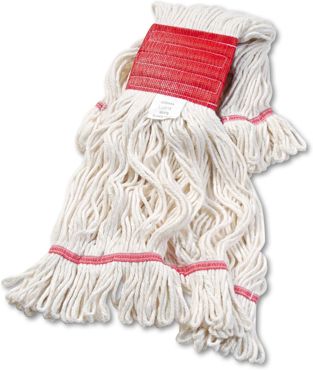 Boardwalk 503WHCT Super Loop Wet Mop Head White 12 Per Carton