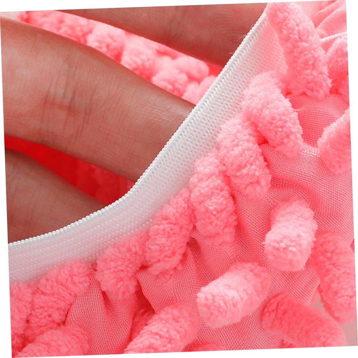Minkissy 6pcs Microfiber Cleaning Mop Slippers
