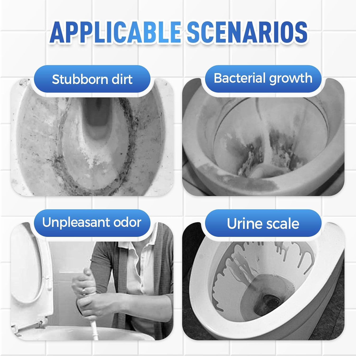 Eadwe Foam Toilet Cleaner - Non-Toxic and Septic Safe