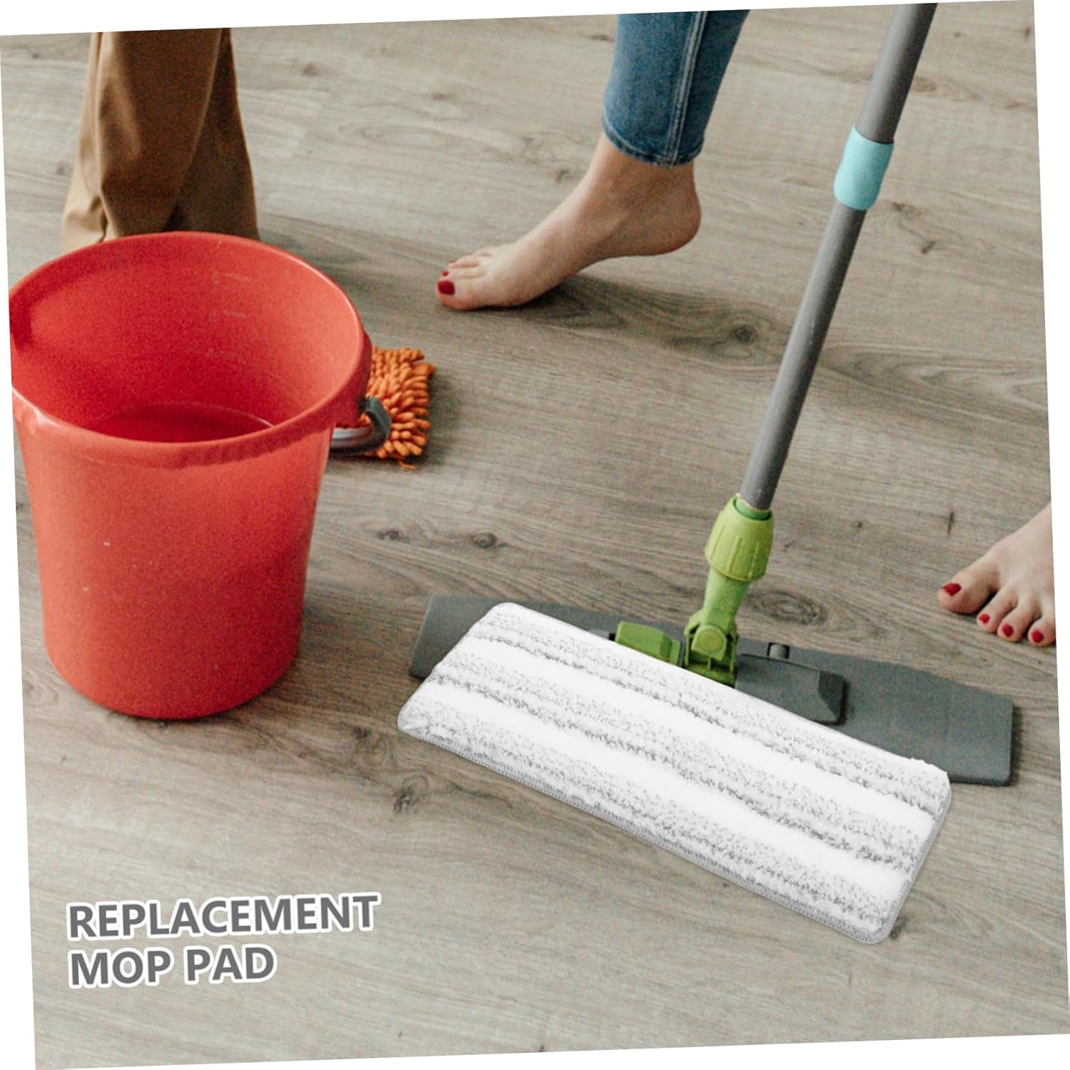 3PCS Thickened Flat Mop Pads Machine Washable