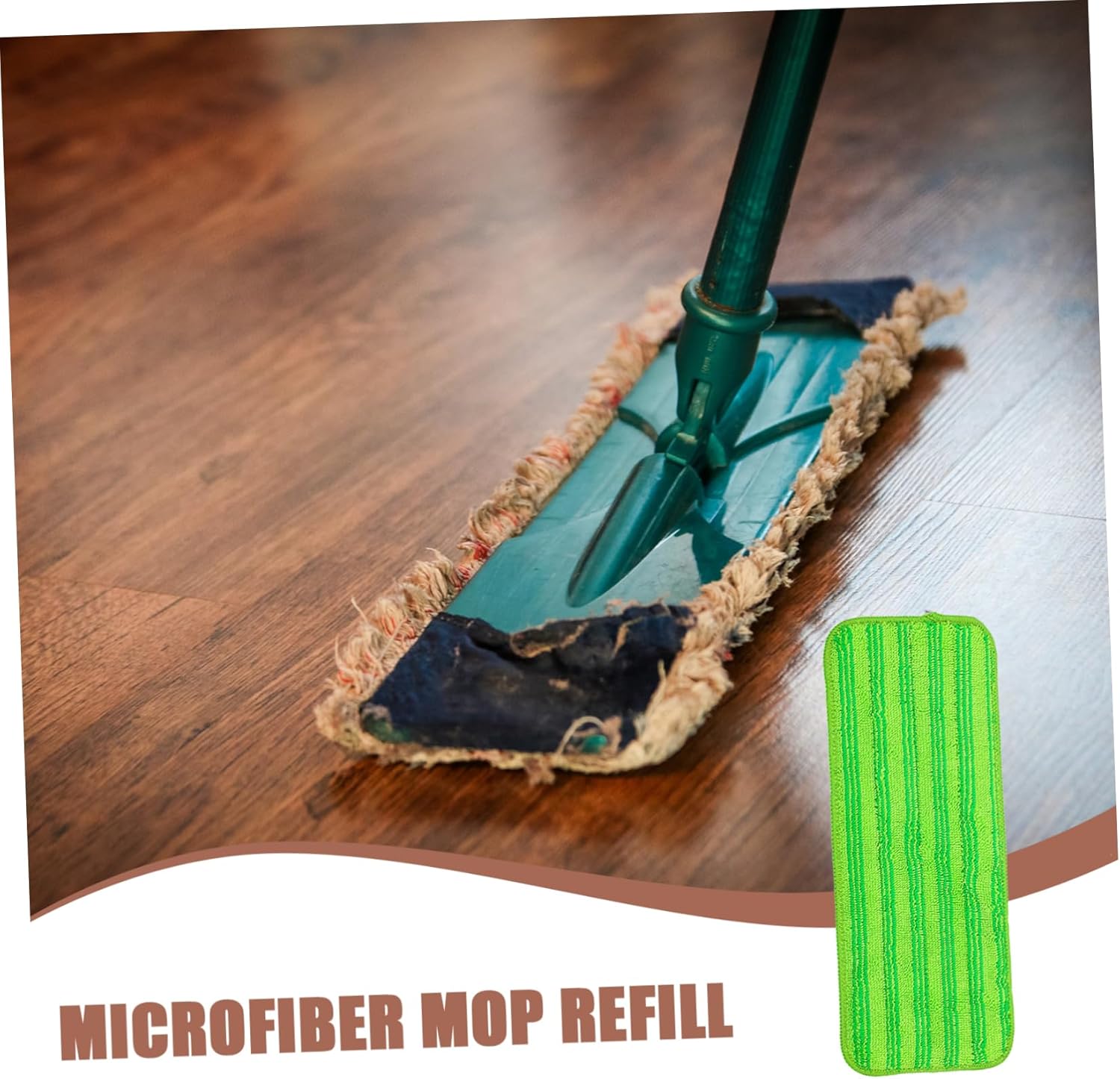 3pcs Microfiber Mop Replacement Pads for Hardwood and Tile Floors