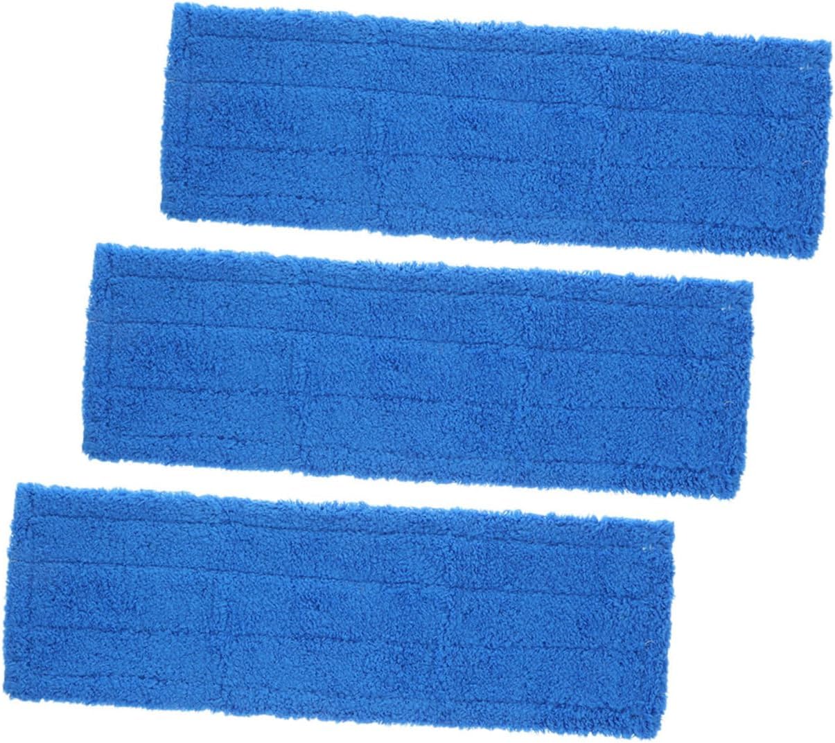 3Pcs Coral Fleece Mop Replacement Pads Reusable
