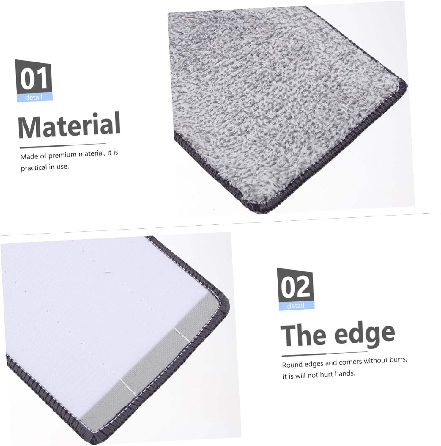 10pcs Reusable Mop Pads for Hardwood Tile Floors