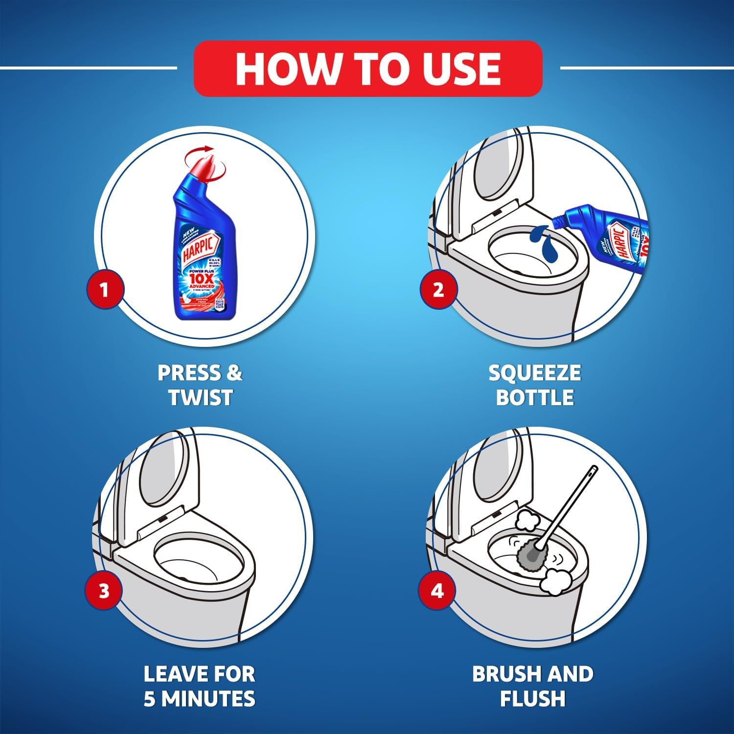 Harpic Powerplus Original Toilet Cleaner 500 ml