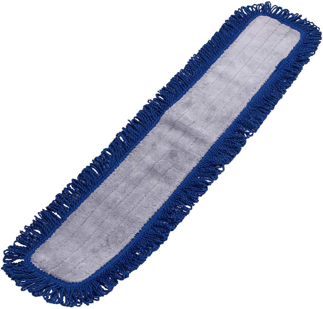 Real Clean 36 Inch Fringe Microfiber Mop Pads Pack of 2 1