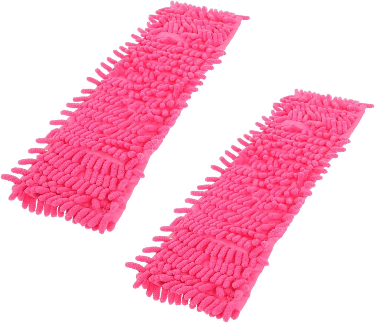 2Pcs Red Mop Cloth Replacement for Home Cleaning