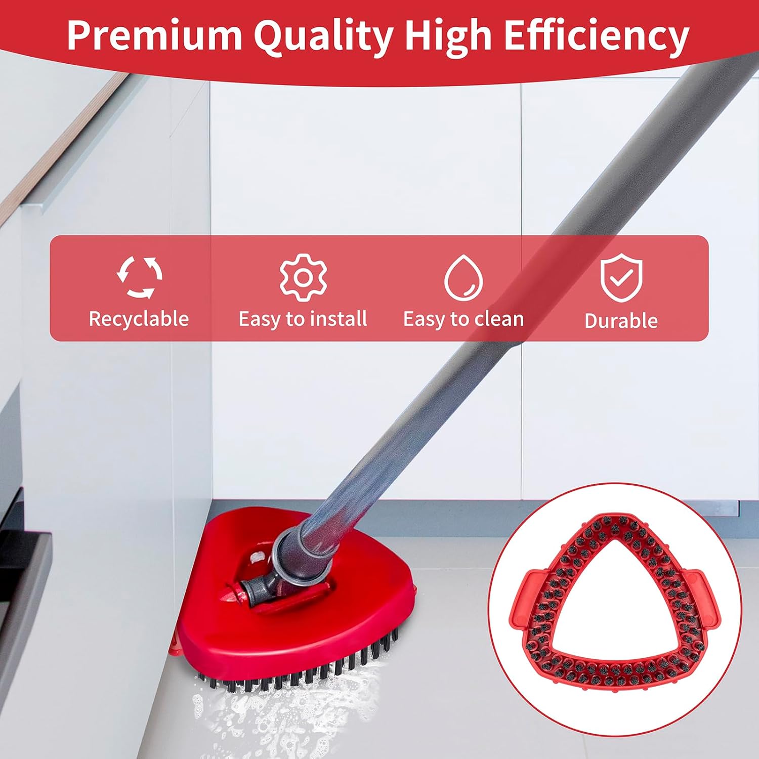 Inkhut Spin Mop Replacement Head 2 Pack for O-Ceda RinseClean 2