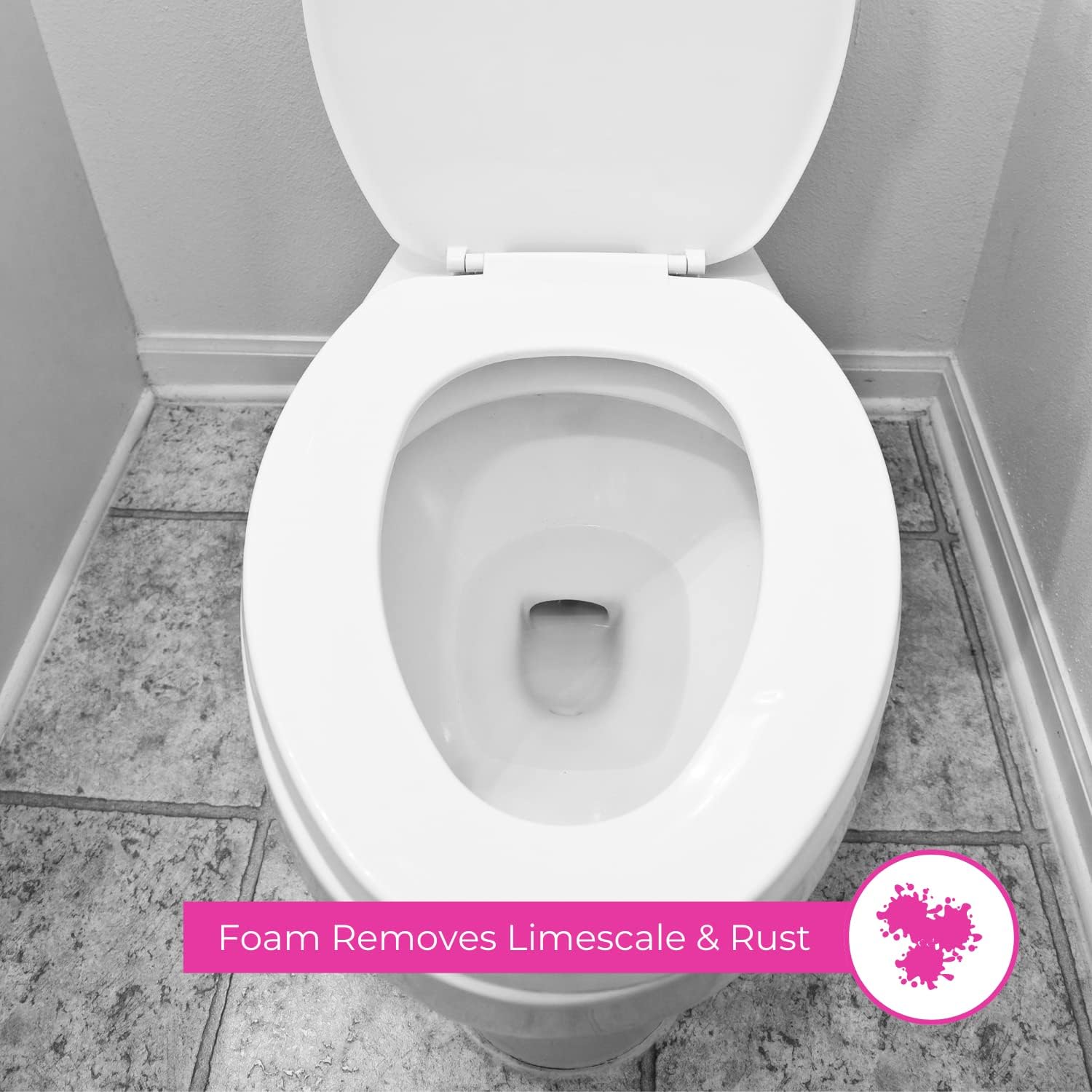 Astonish Foaming Toilet Bowl Cleaner - 8 Tablets Pink Peony Scent No Plastic Bottle