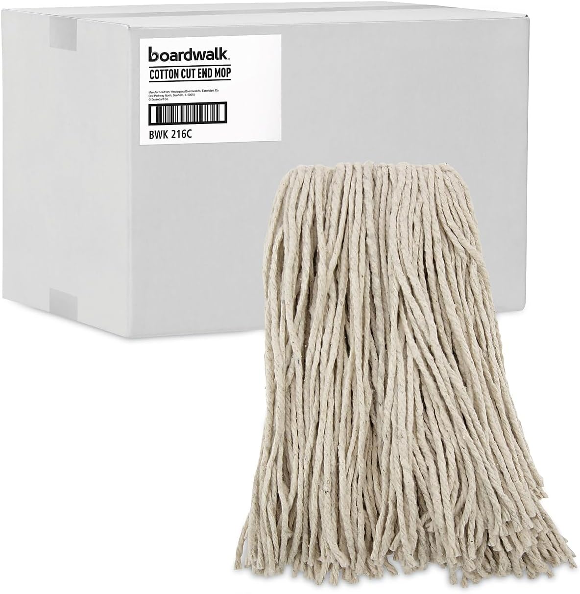 Boardwalk Premium Cut-End Wet Mop Heads 12CT