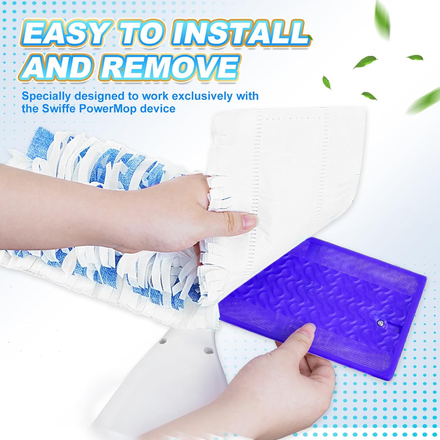 YagoDago 20 Pack Power Mop Replacement Pads