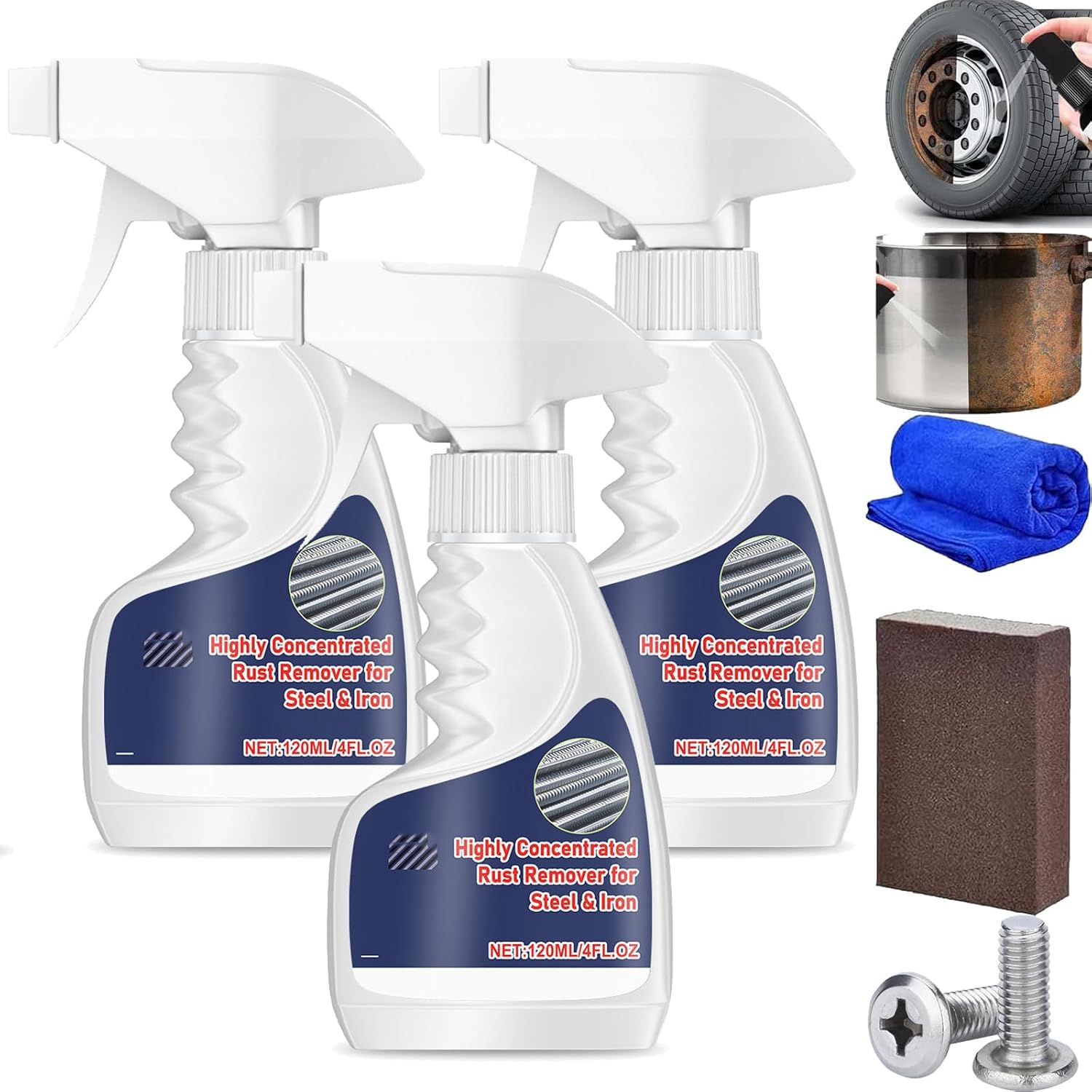 DENGWANG Acssart Rust Remover 500ML Heavy Duty 1