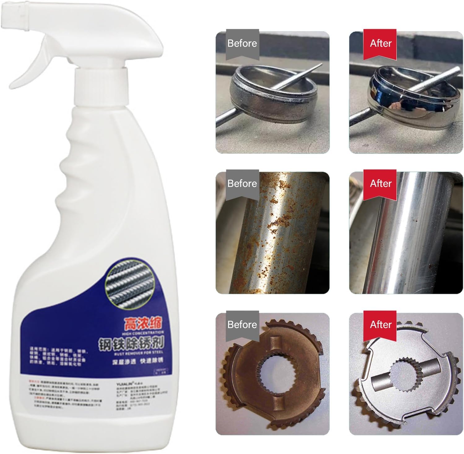 Powerful Rust Remover for Steel and Metal
