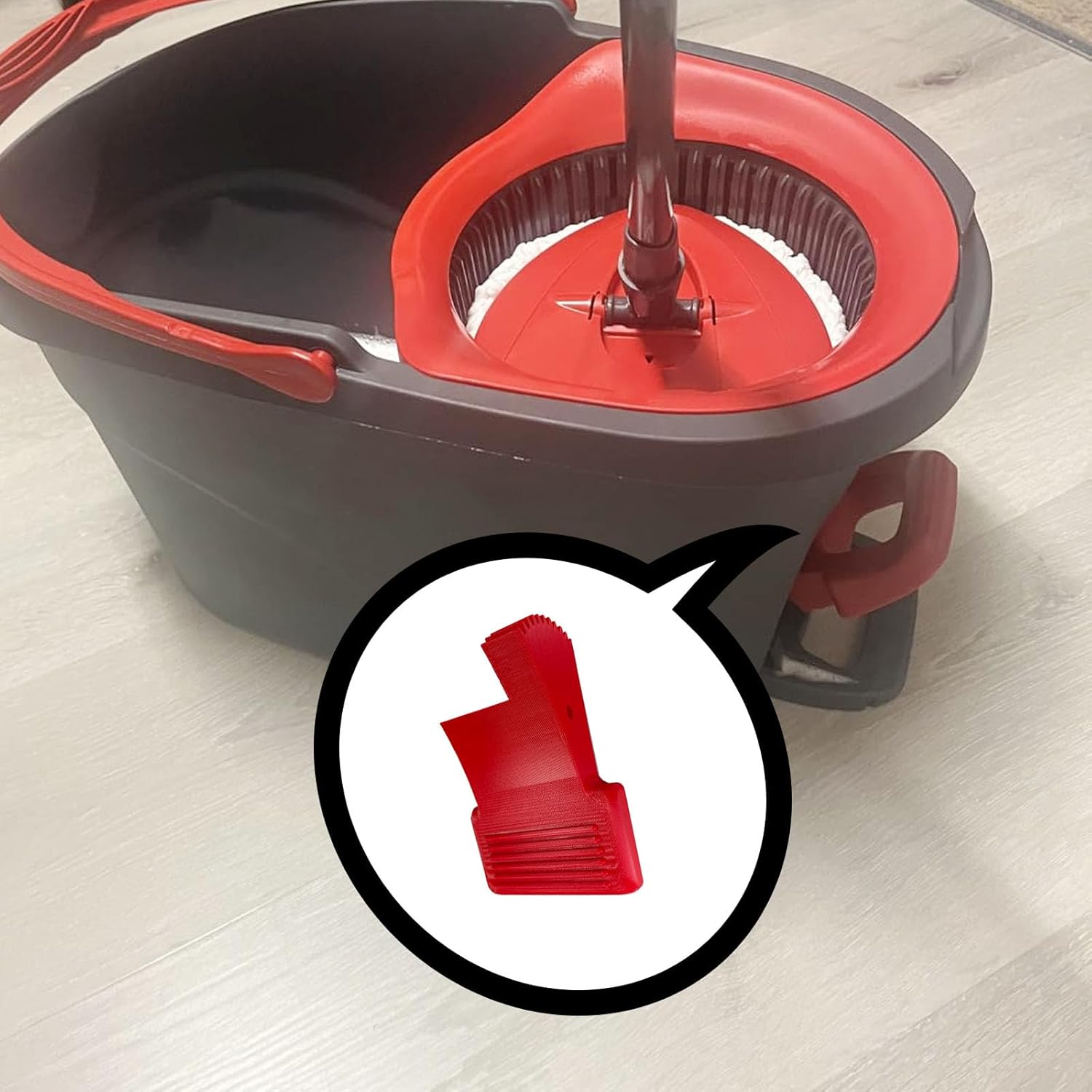 JILINWEI Red Replacement Pedal for O-Cedar Mop Bucket 1