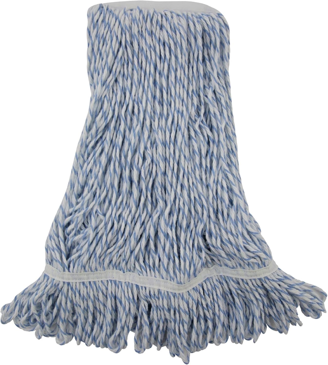 Boardwalk 542CT Mop Head Replacement Narrow Medium WhiteBlue Case of 12