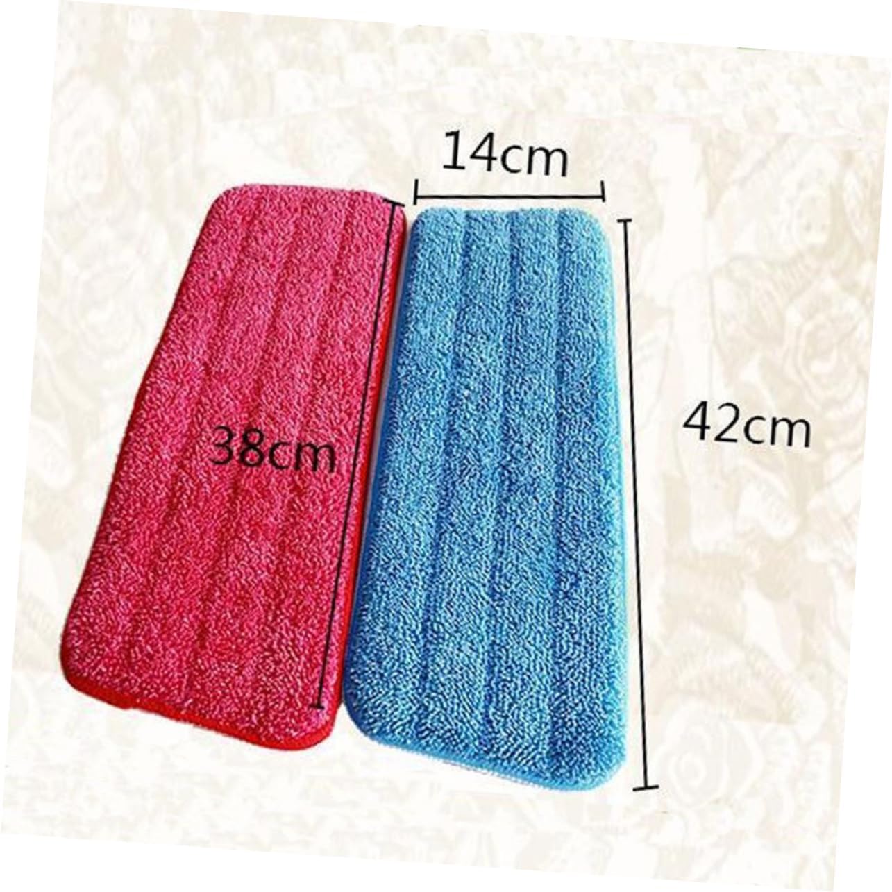 PACKOVE 8pcs Microfiber Mop Cloth Replacement Kit